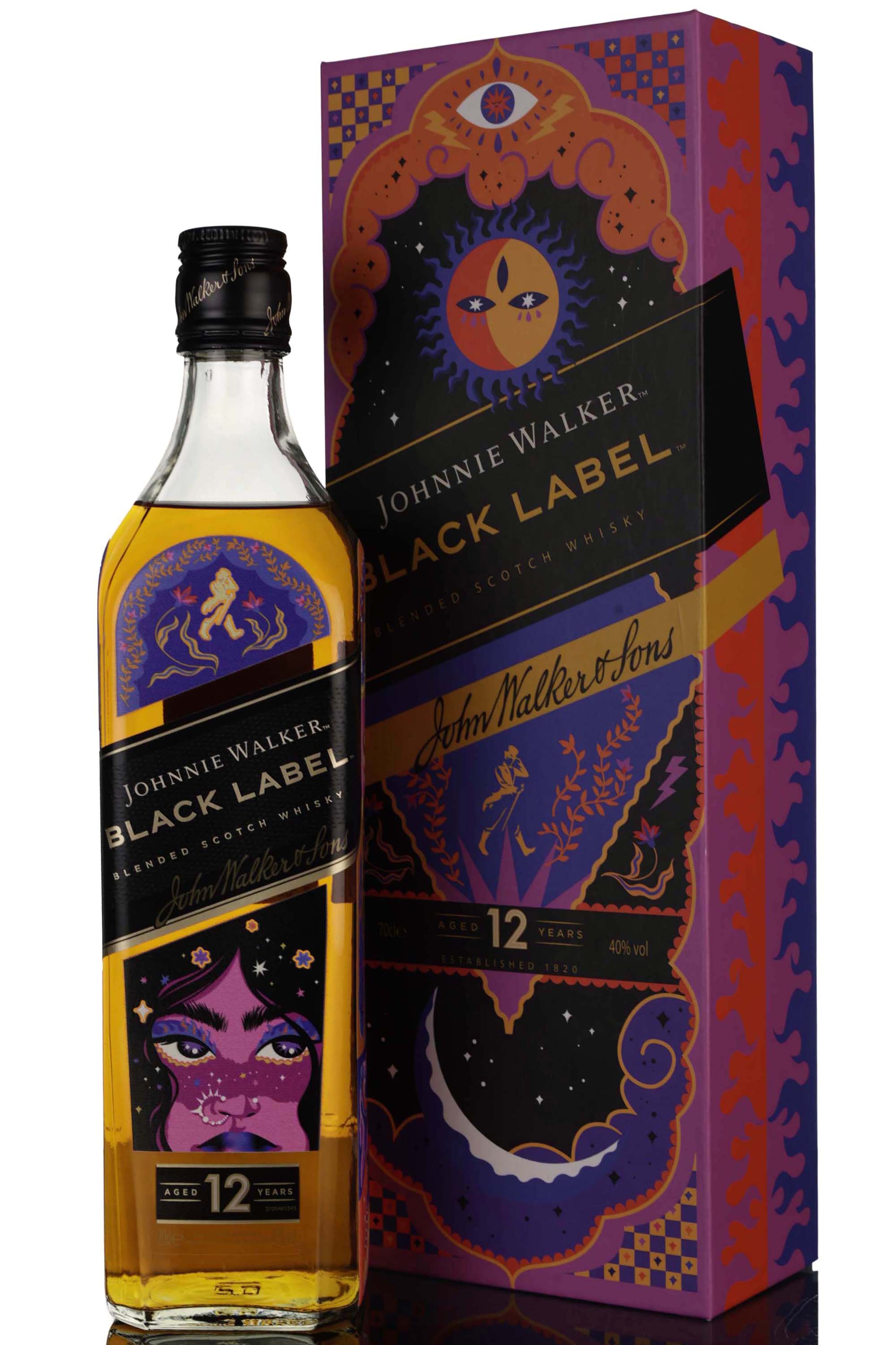 Johnnie Walker 12 Year Old - Black Label - Bold Steps - 2023 Release