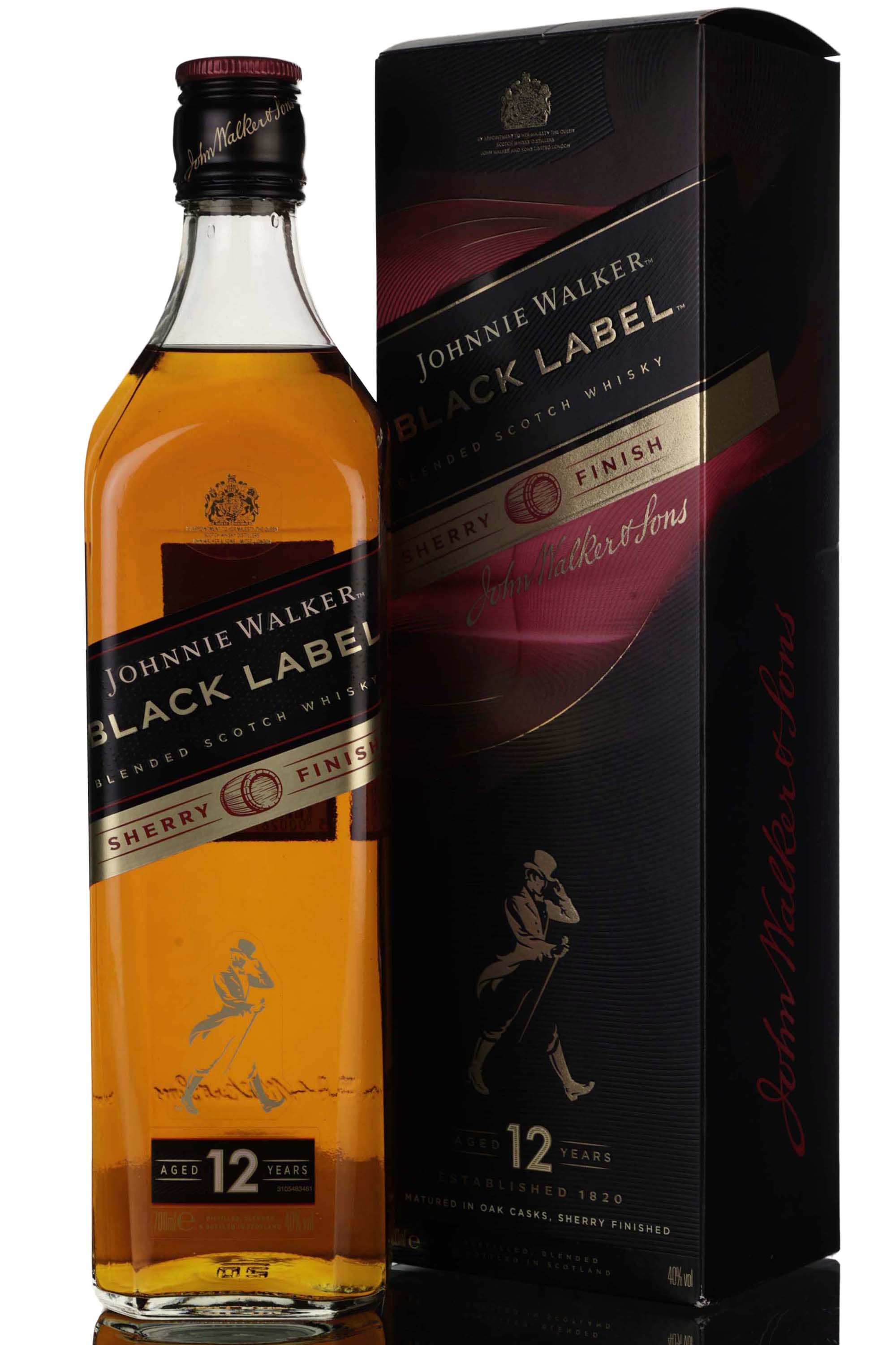 Johnnie Walker 12 Year Old - Black Label - Sherry Finish