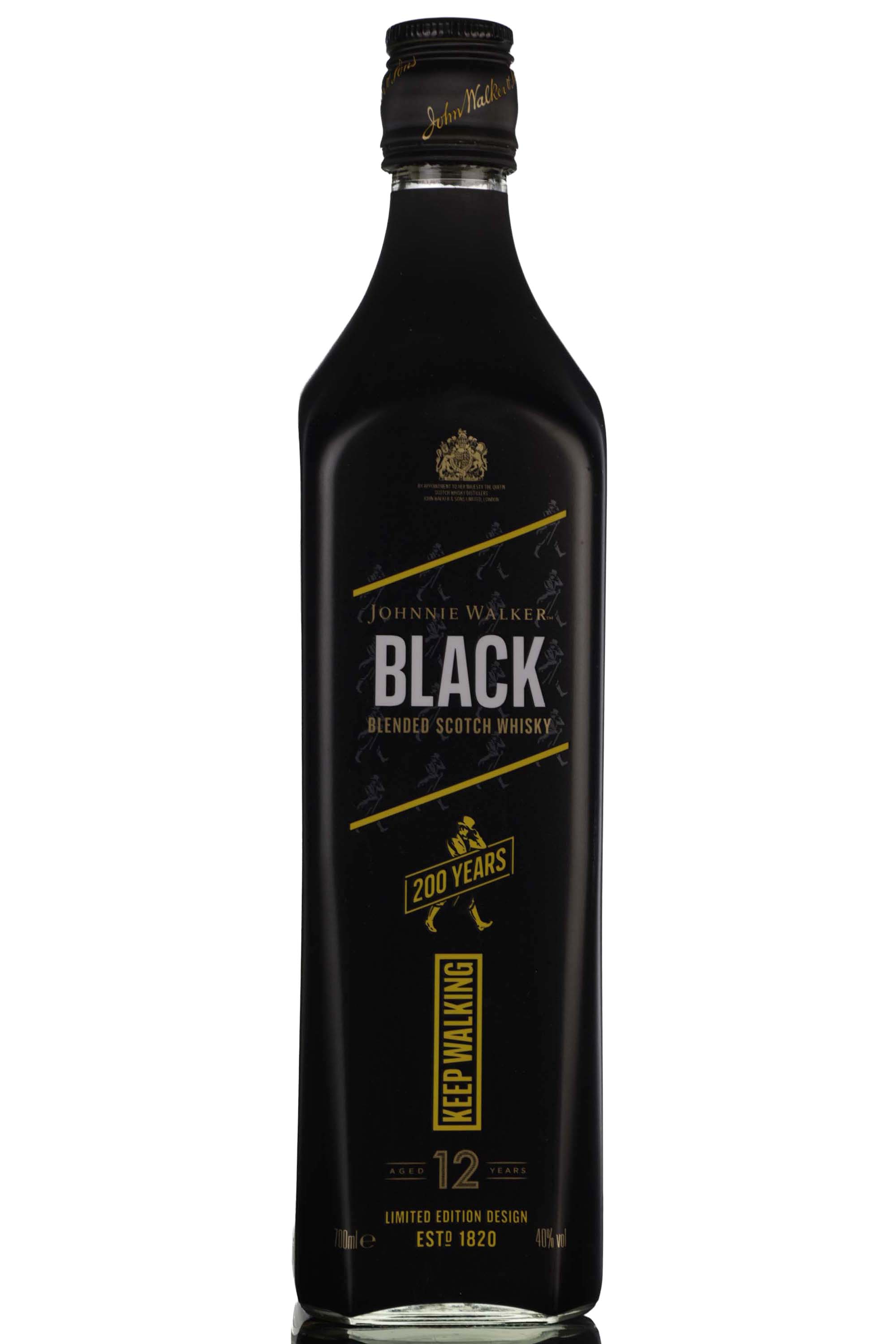 Johnnie Walker 12 Year Old - Black Label - 200th Anniversary Limited Edition Design