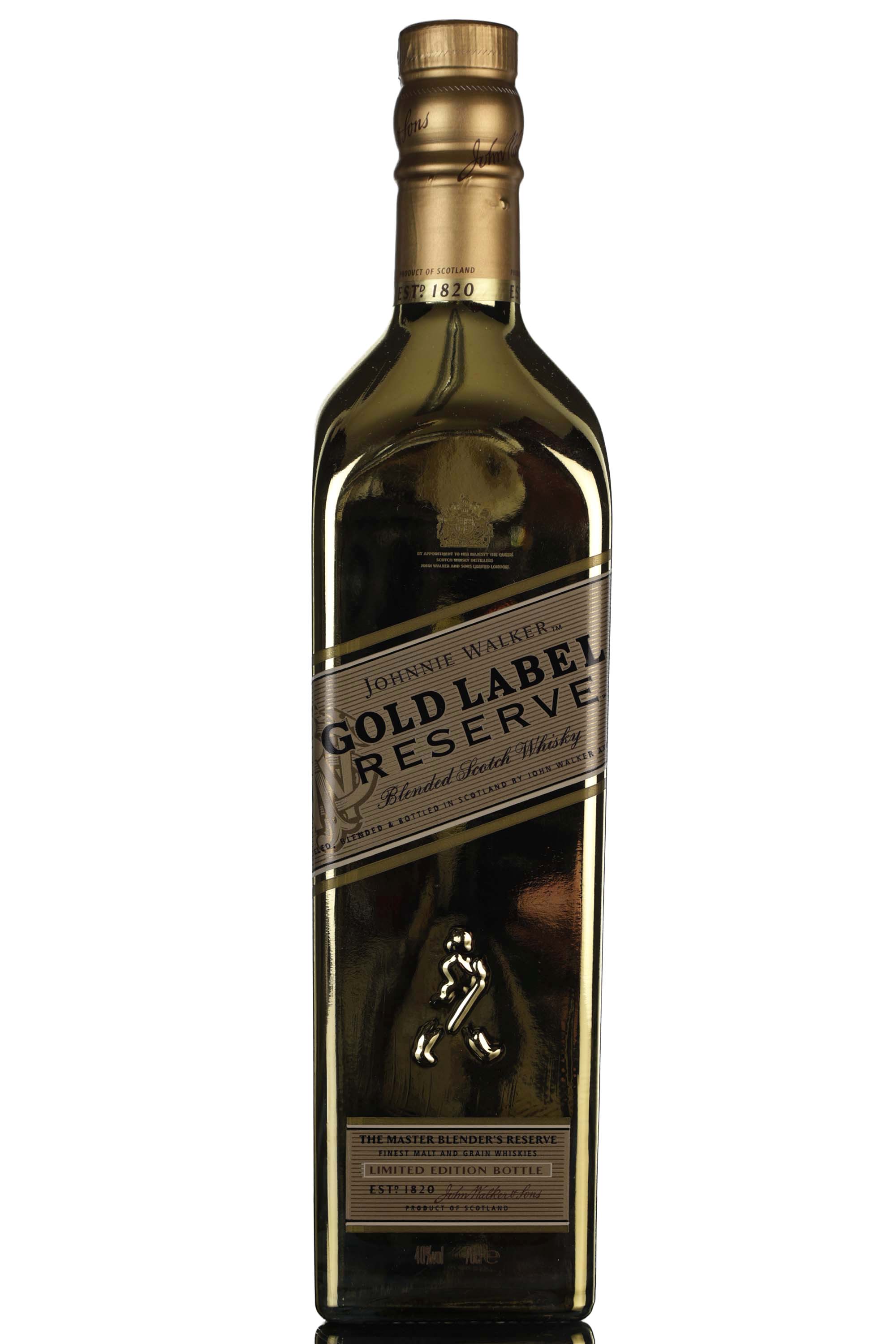 Johnnie Walker Gold Label Reserve - The Master Blenders Reserve - Limited Edition Gold Bot