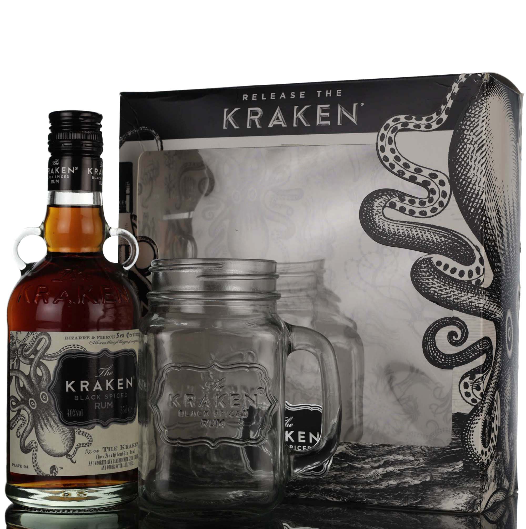 Kraken Black Spiced Rum - Presentation Set