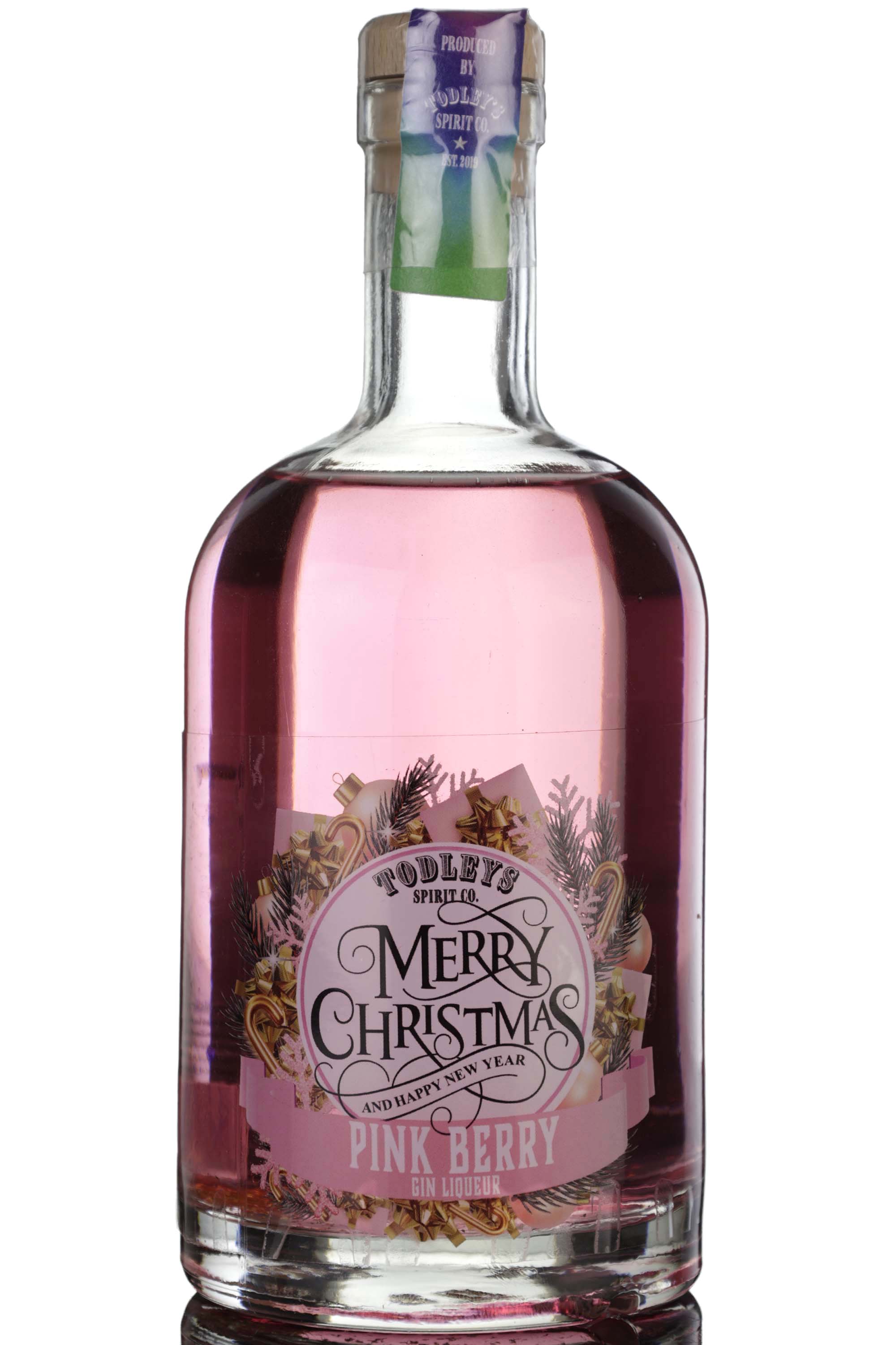 Todleys Pink Berry Gin Liqueur - 22 Carat Gold Flakes