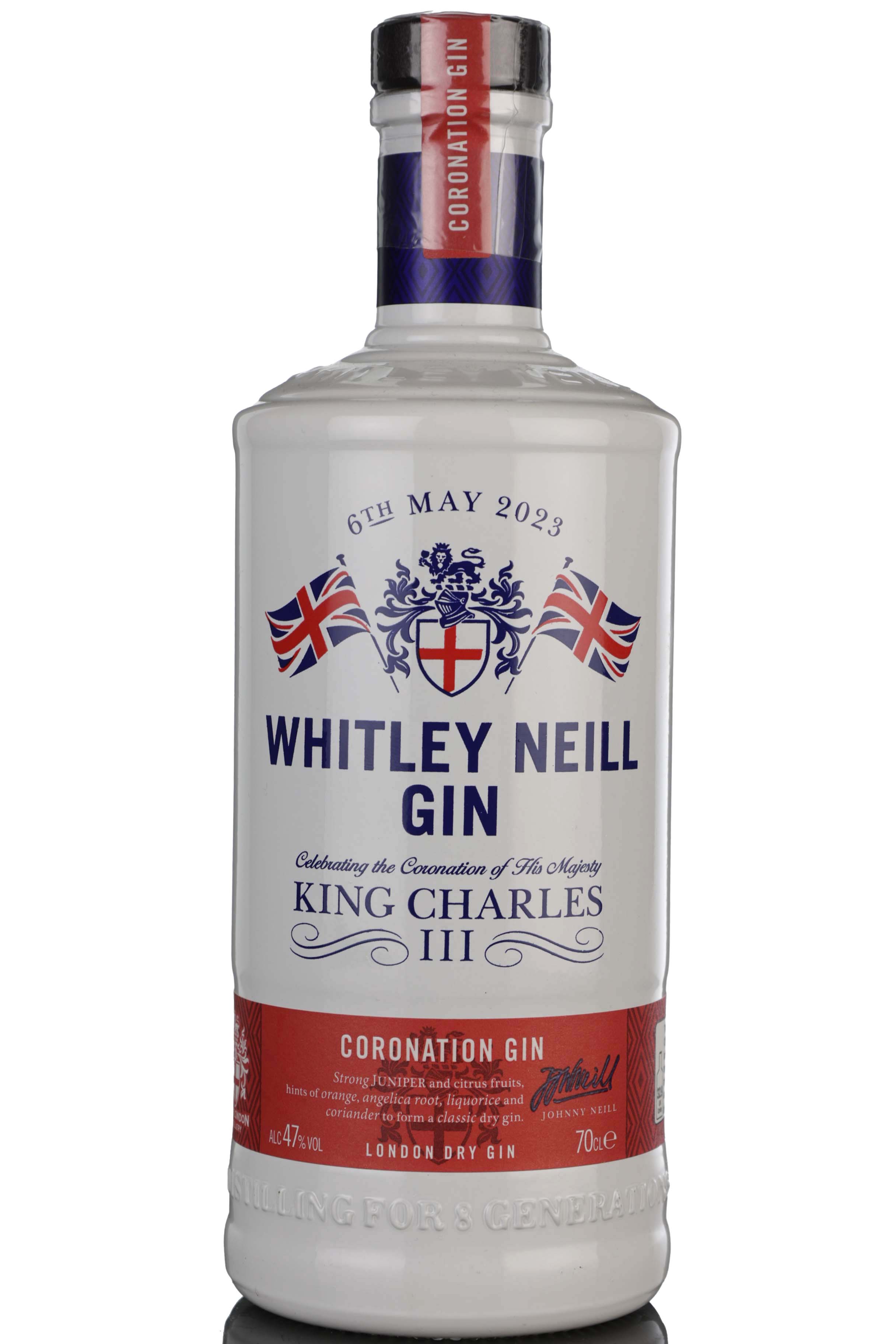 Whitley Neill Gin - Celebrating The Coronation Of King Charles III 2023