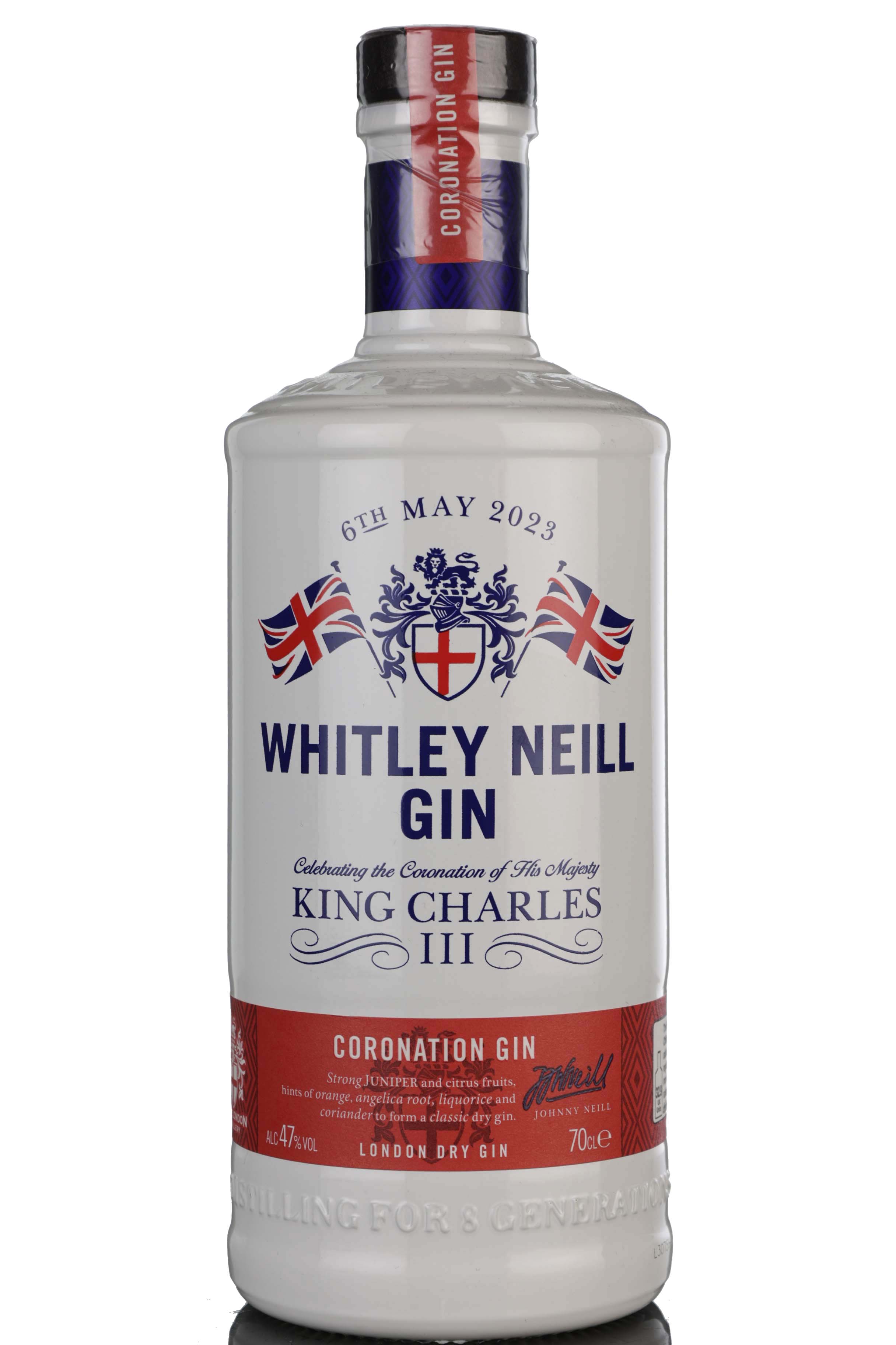 Whitley Neill Gin - Celebrating The Coronation Of King Charles III 2023