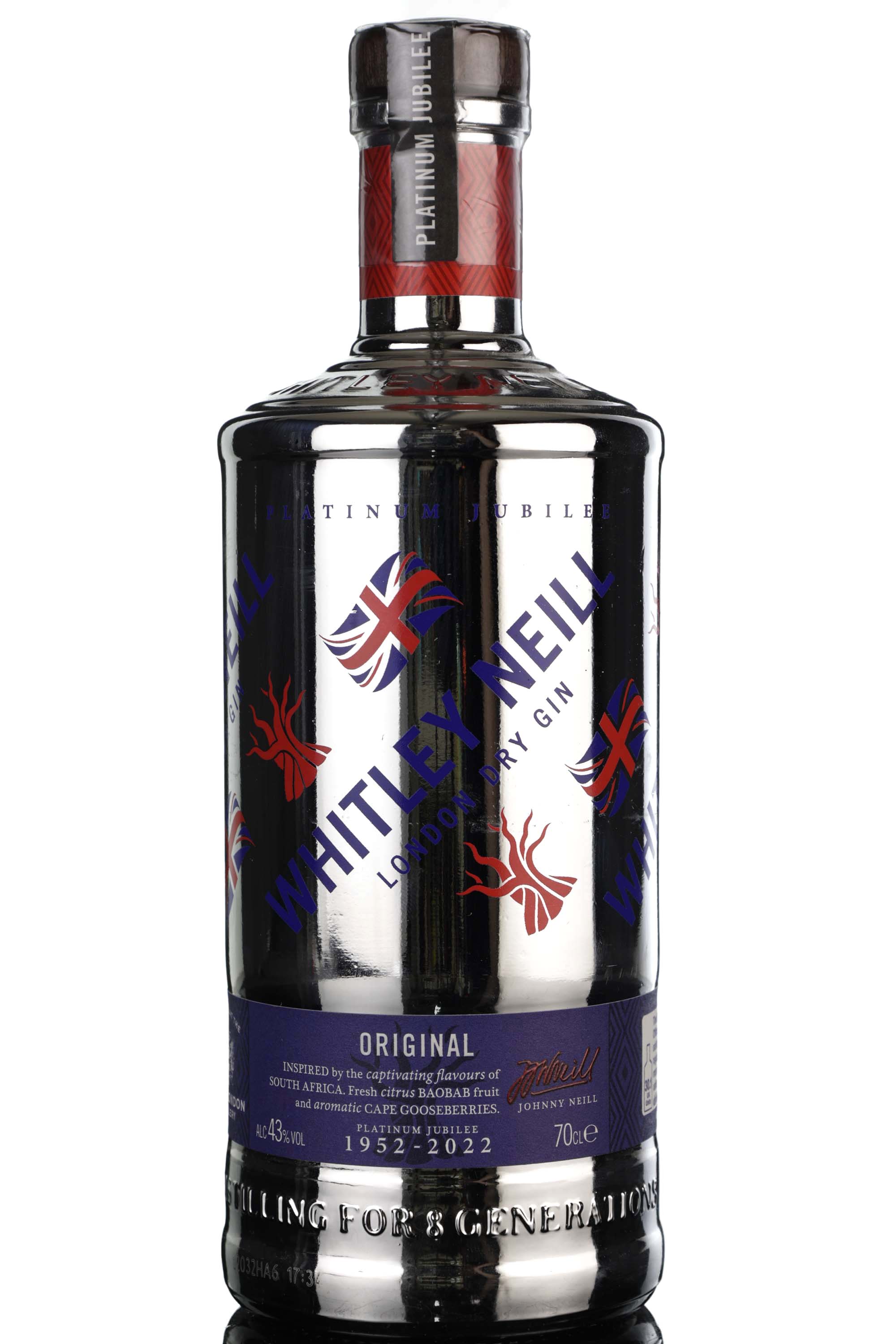 Whitley Neill Original Gin - Celebrating The Platinum Jubilee 1952-2022