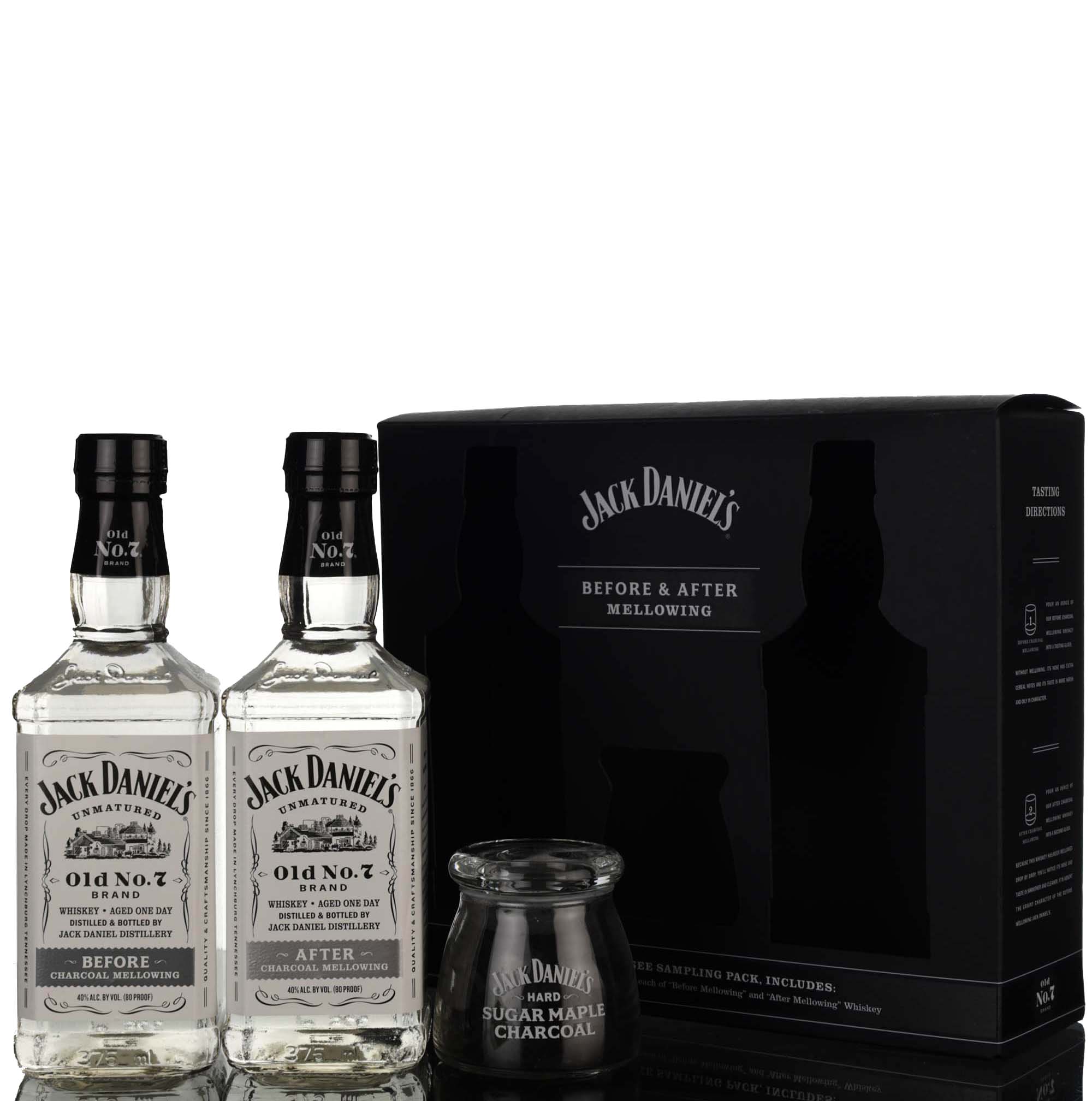 Jack Daniels Before & After Mellowing