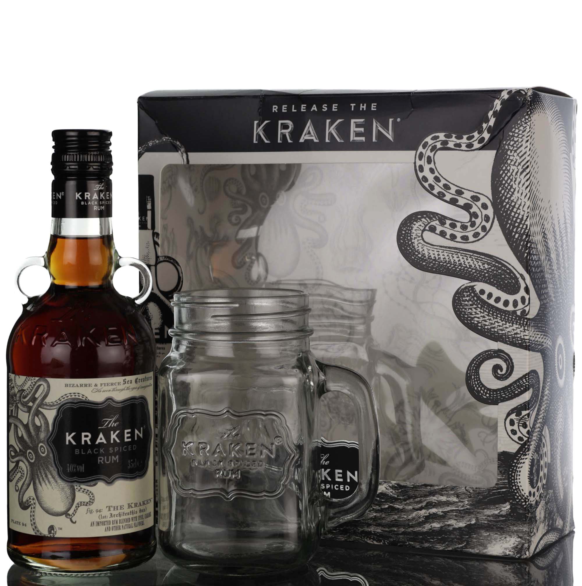 Kraken Black Spiced Rum - Presentation Set