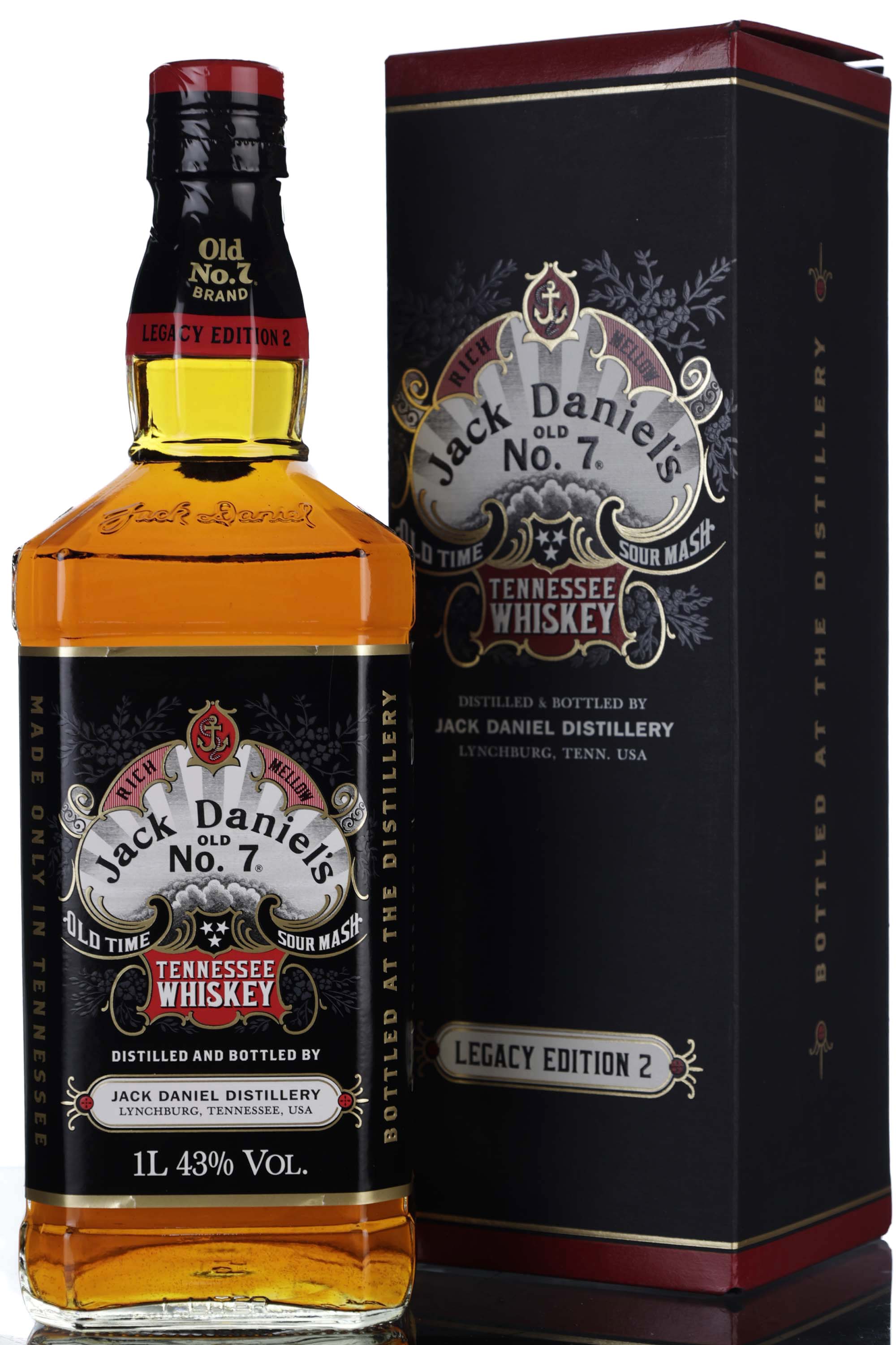 Jack Daniels Old No.7 - Legacy Edition 2 - 2019 Release - 1 Litre