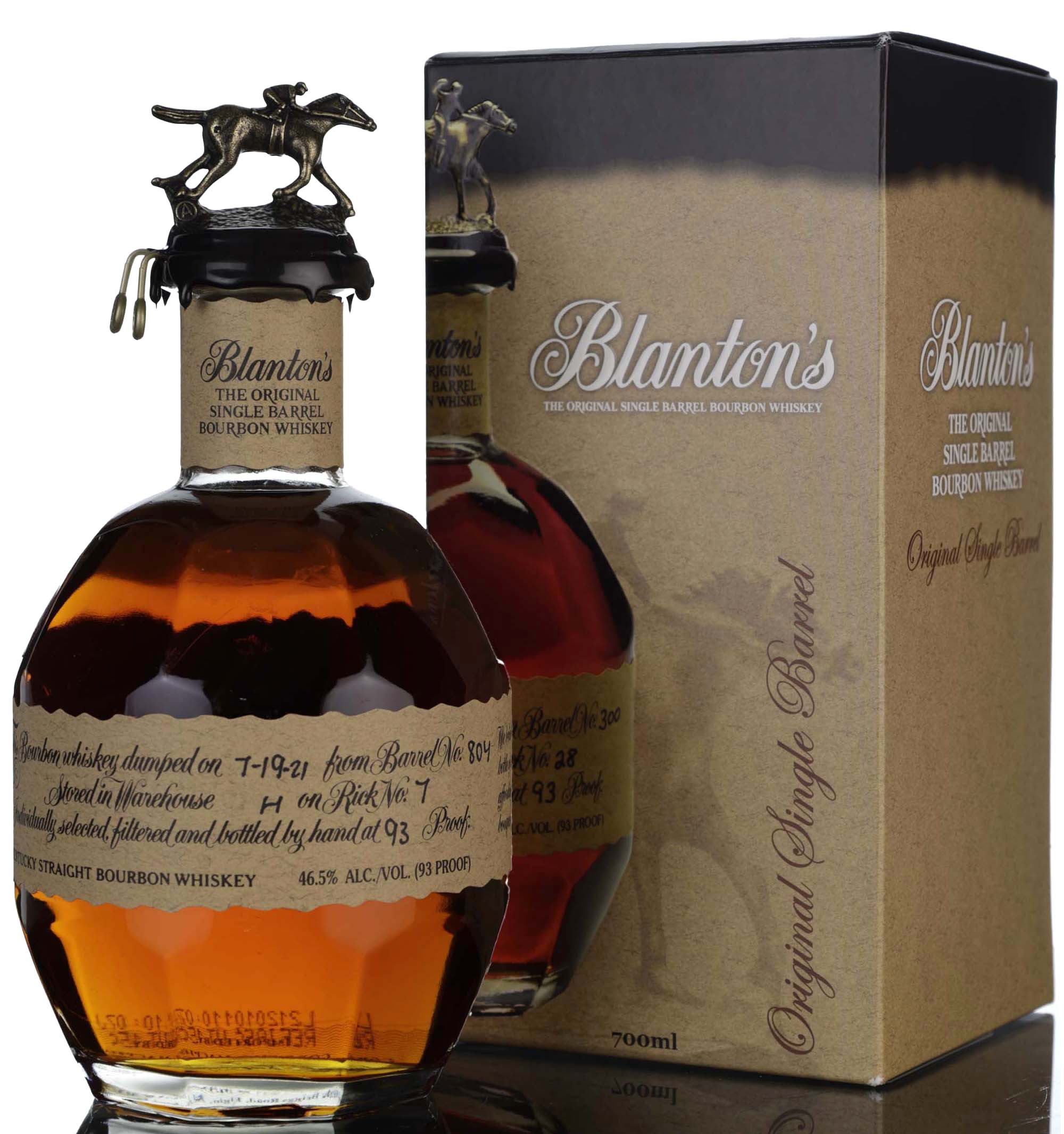 Blantons Bourbon The Original - Single Barrel 804 - 2021 Release