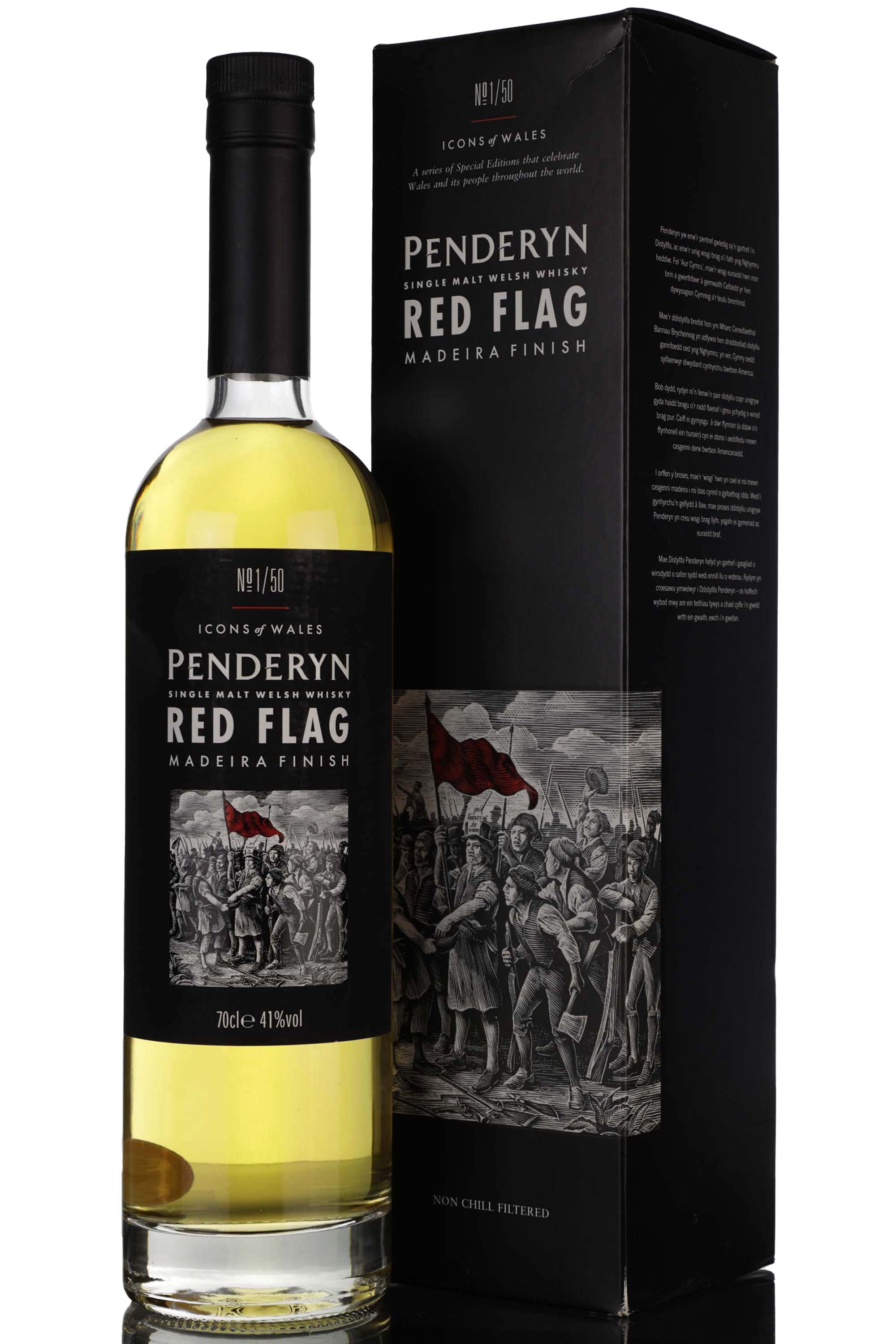 Penderyn Icons Of Wales - Red Flag No. 1/50