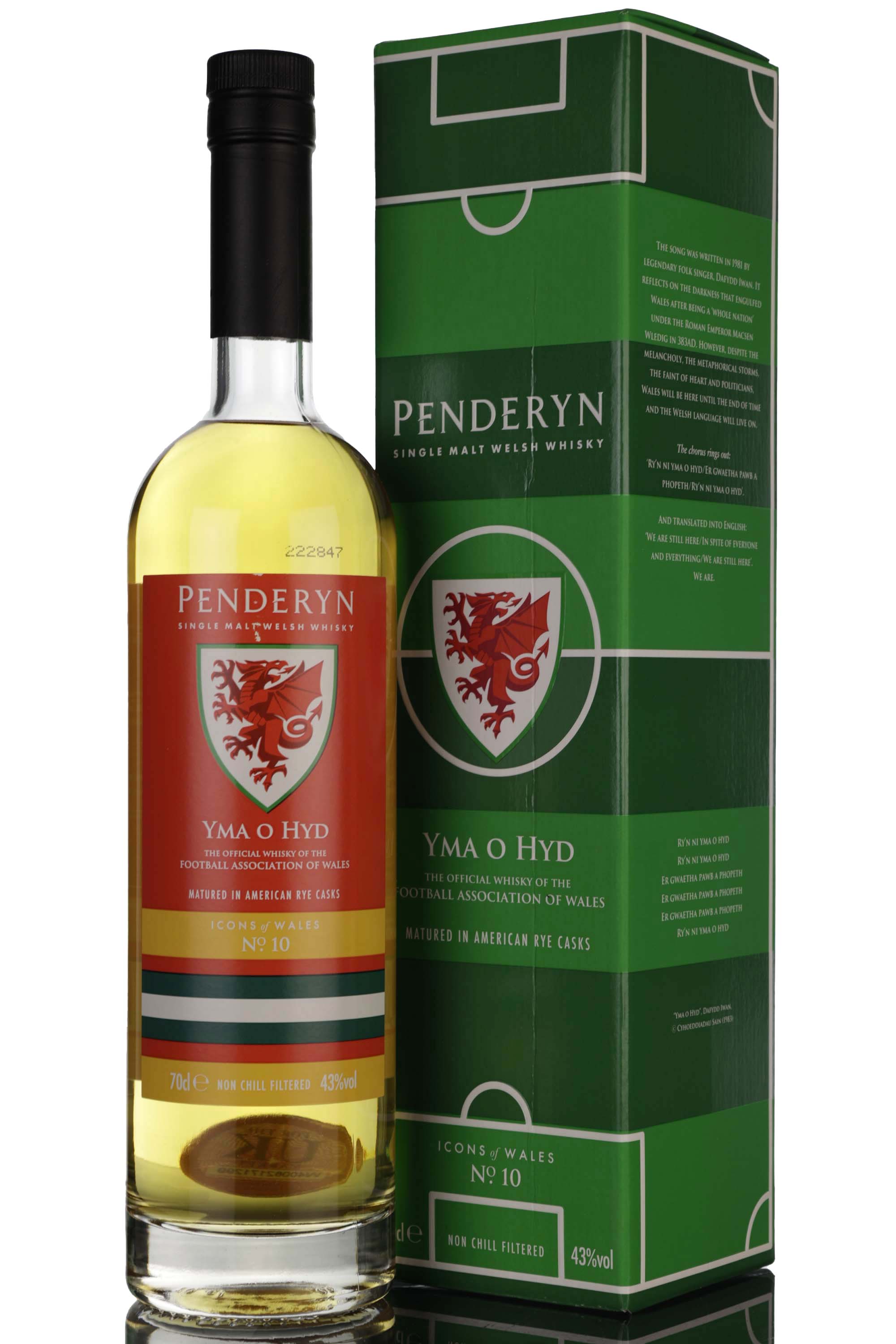 Penderyn Icons Of Wales - Yma O Hyd No. 10/50 - 2022 Release