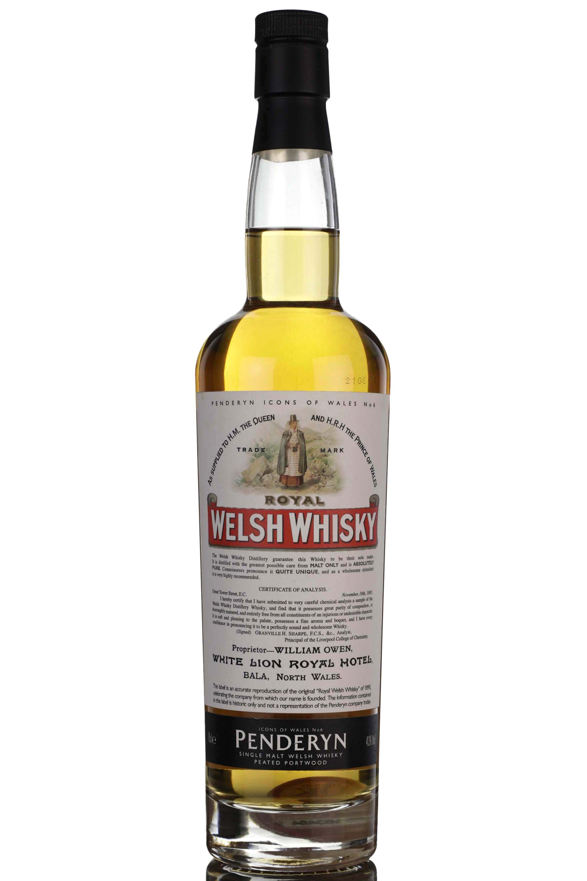 Penderyn Icons Of Wales - Royal Welsh Whisky No. 6/50 - 2019 Release