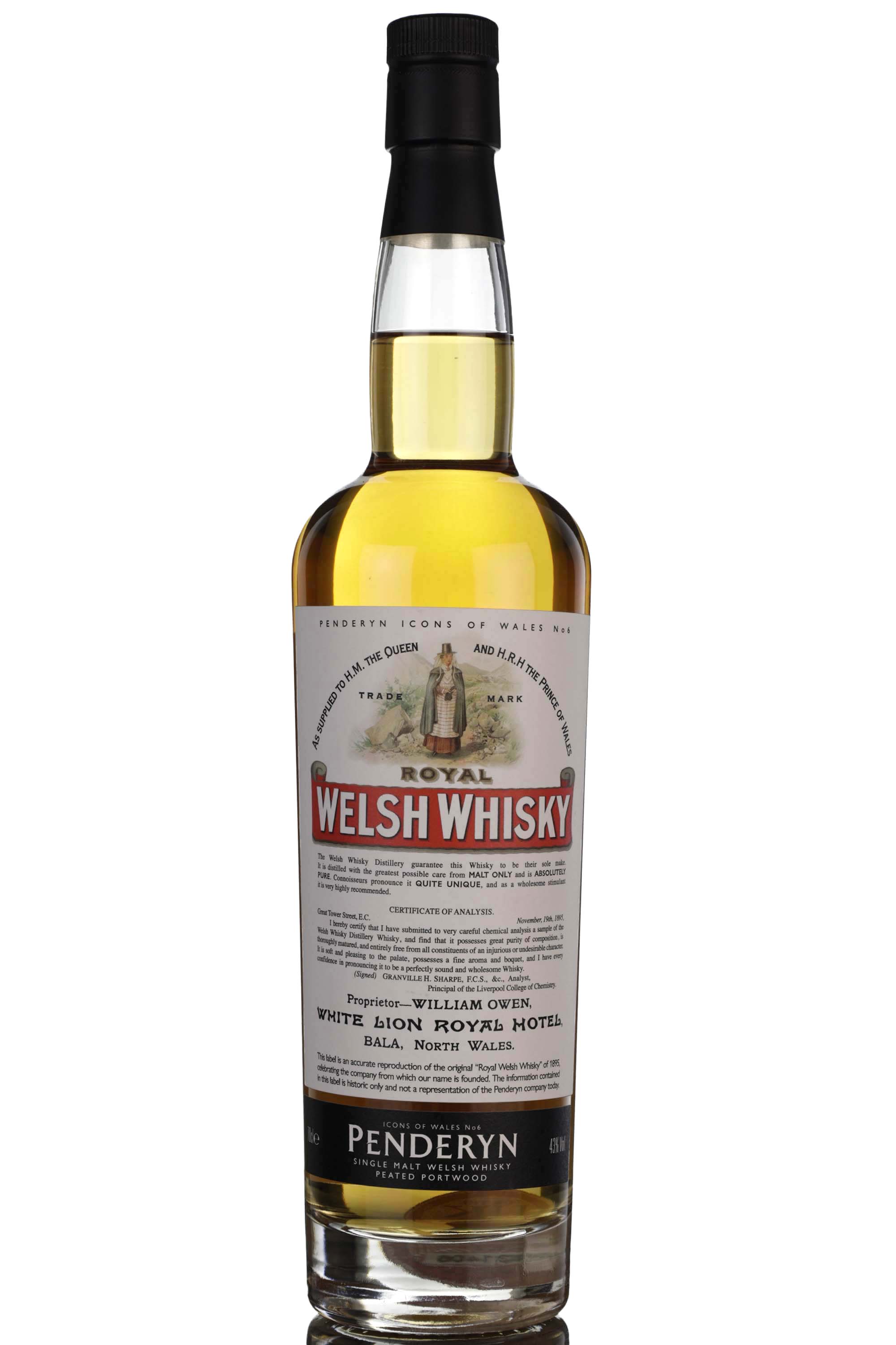 Penderyn Icons Of Wales - Royal Welsh Whisky No. 6/50 - 2019 Release