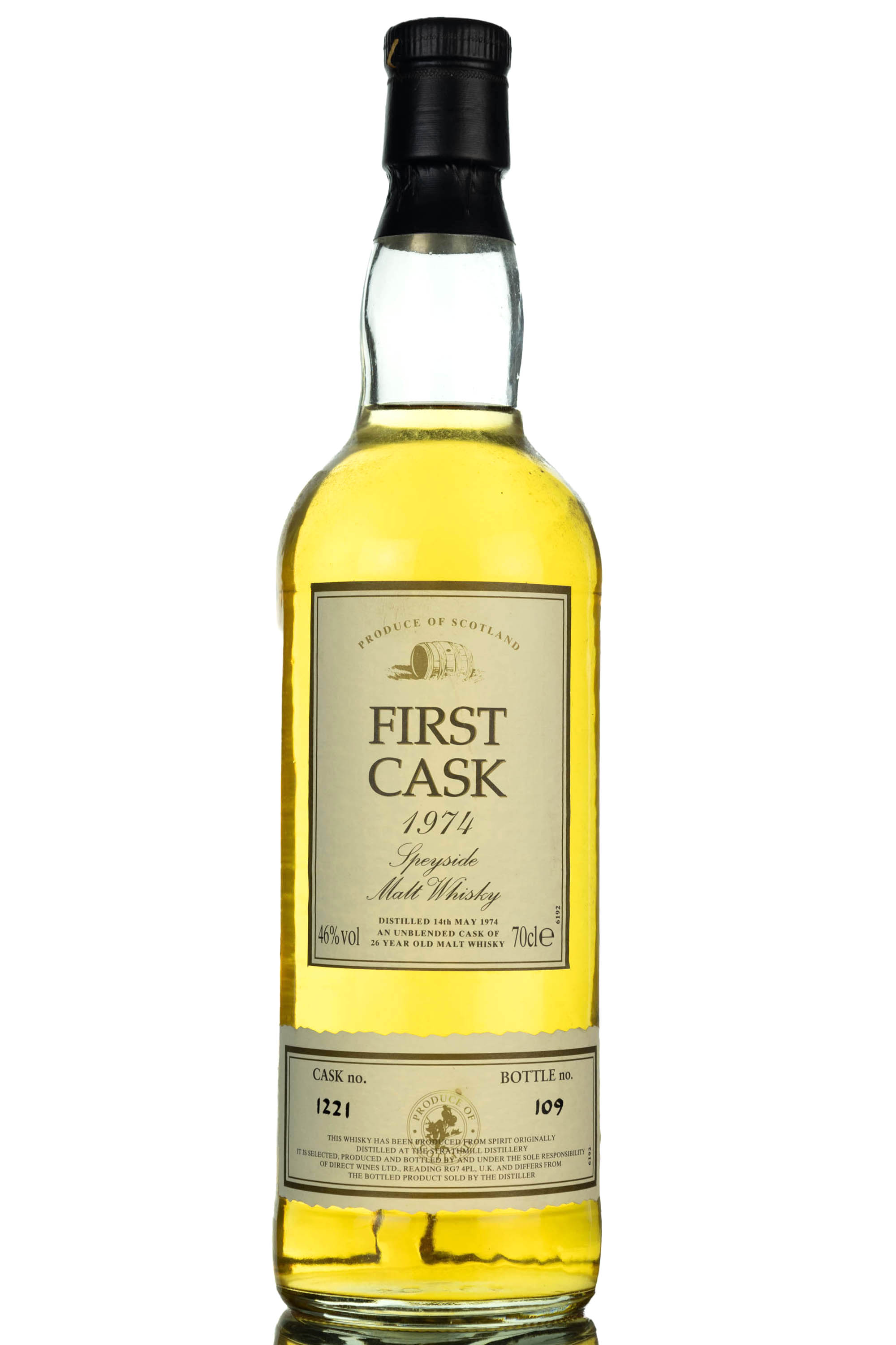Strathmill 1974 - 26 Year Old - First Cask - Single Cask 1221