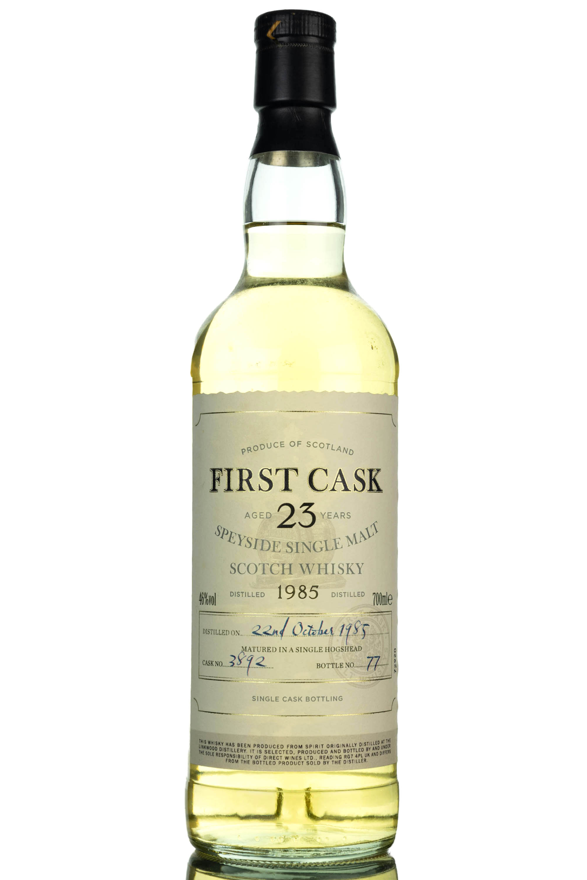 Linkwood 1985 - 23 Year Old - First Cask - Single Cask 3892