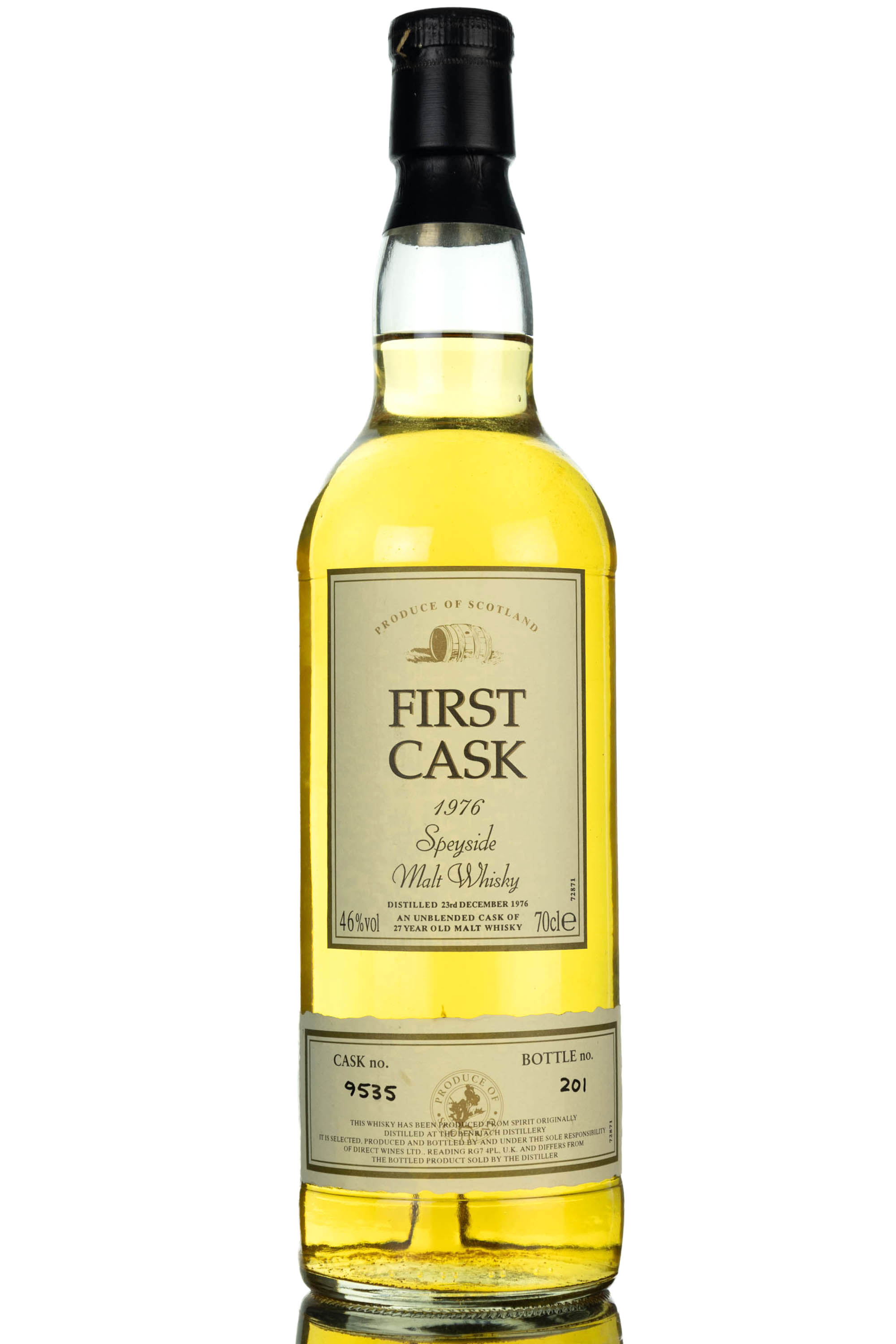Benriach 1976 - 27 Year Old - First Cask - Single Cask 9535