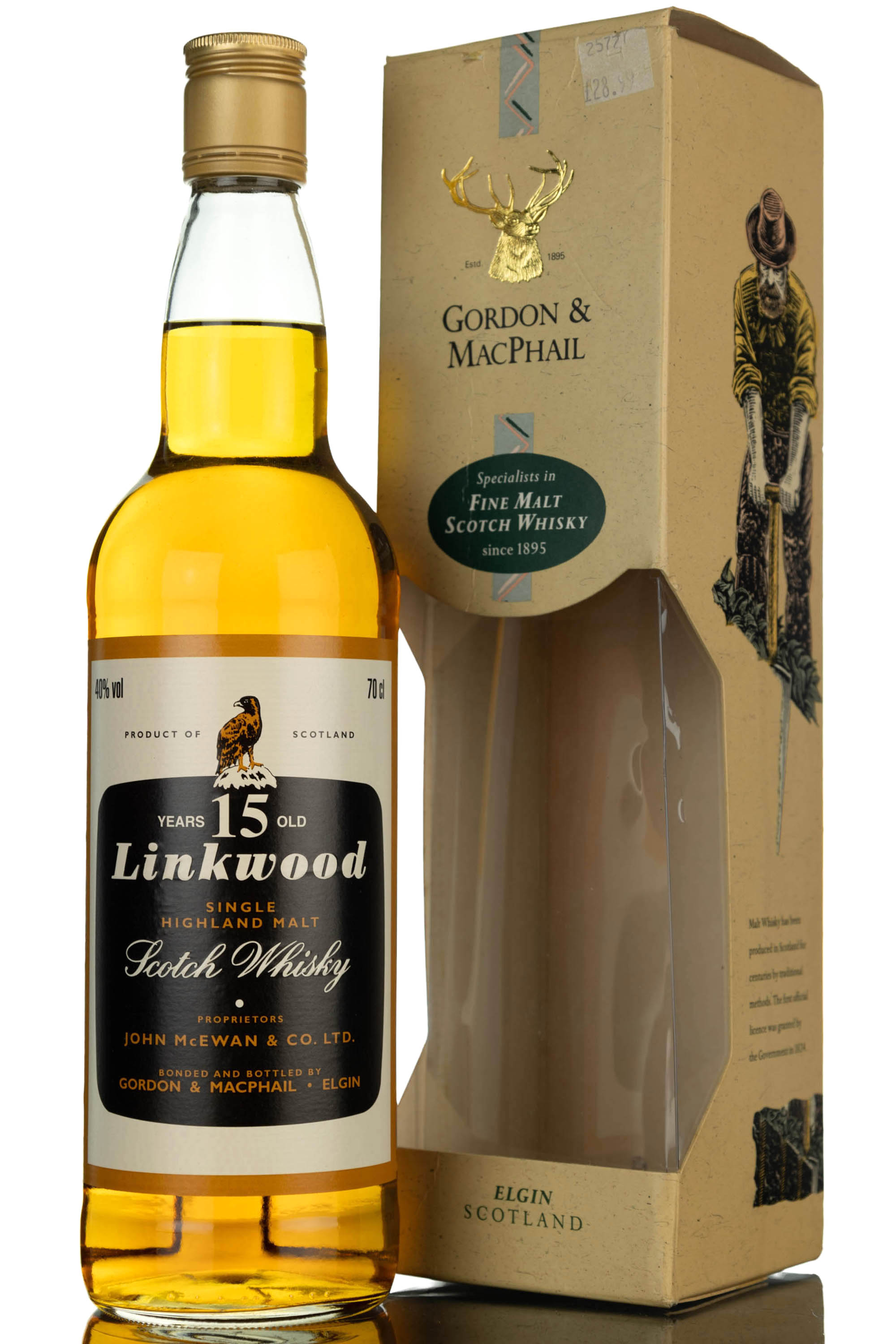 Linkwood 15 Year Old - Gordon & MacPhail - 1990s