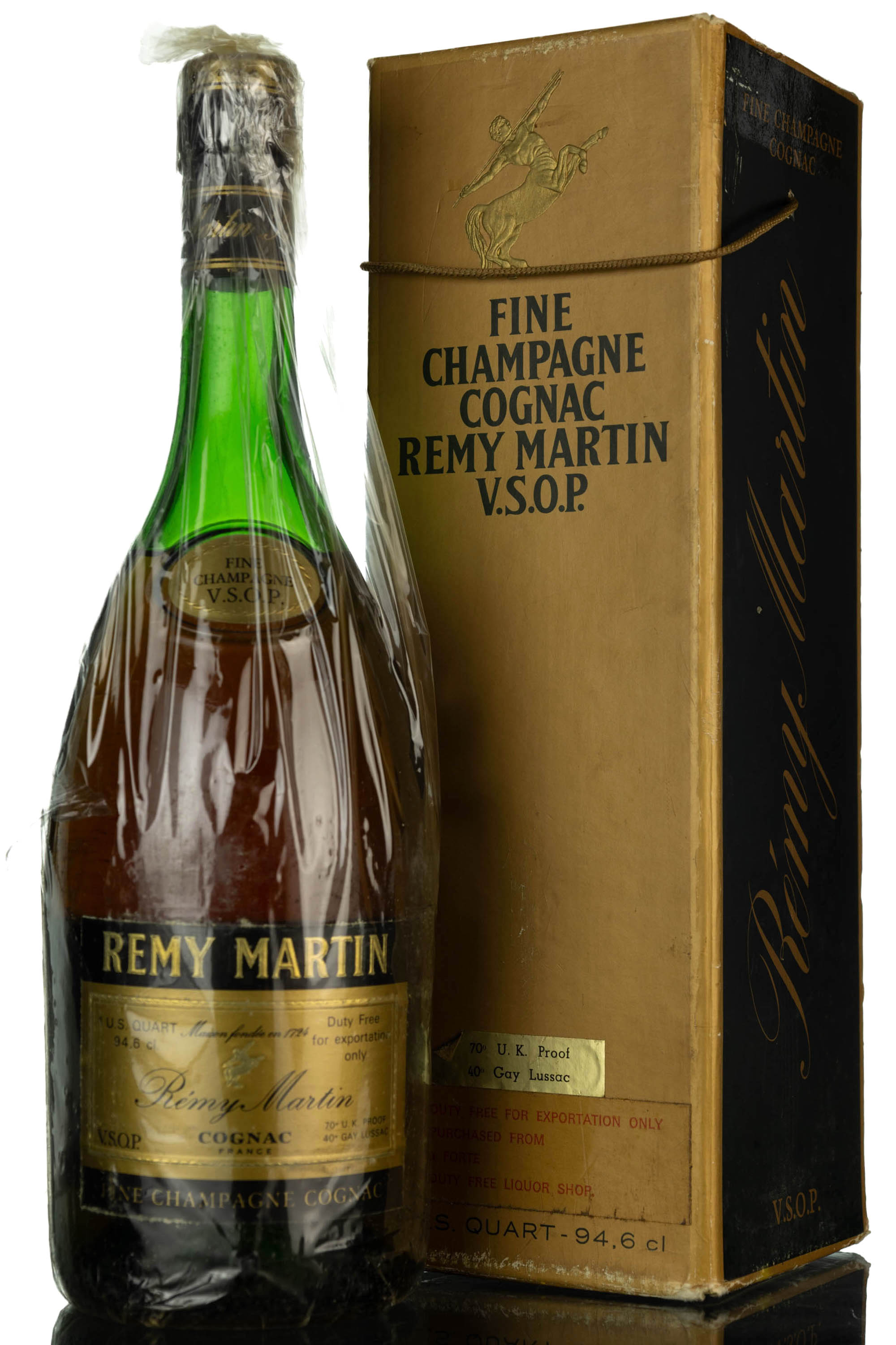 Remy Martin VSOP Fine Champagne Cognac - 1970s - 1 US Quart