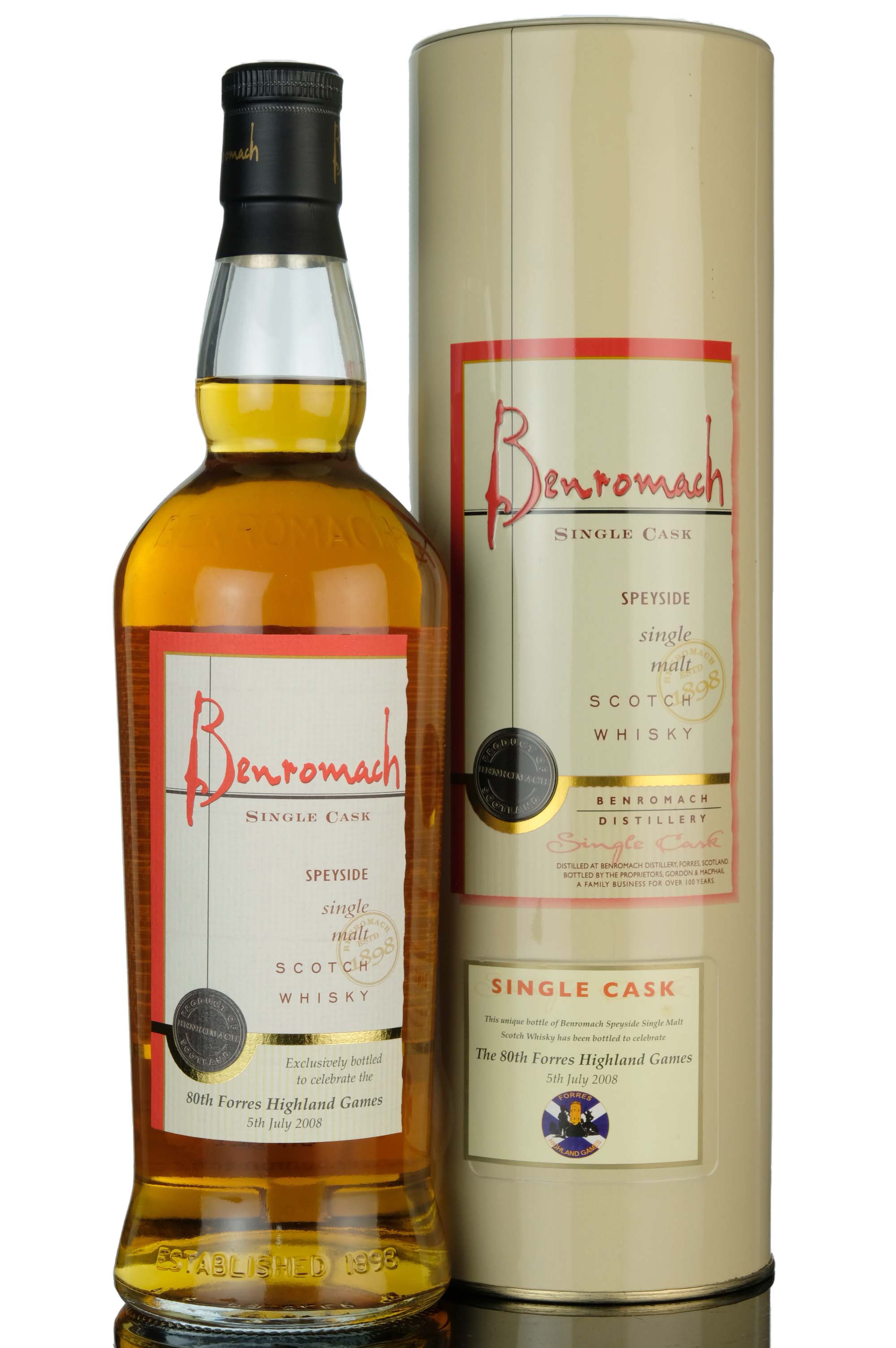 Benromach 2000 - The 80th Forres Highland Games 2008 - Single Cask 54