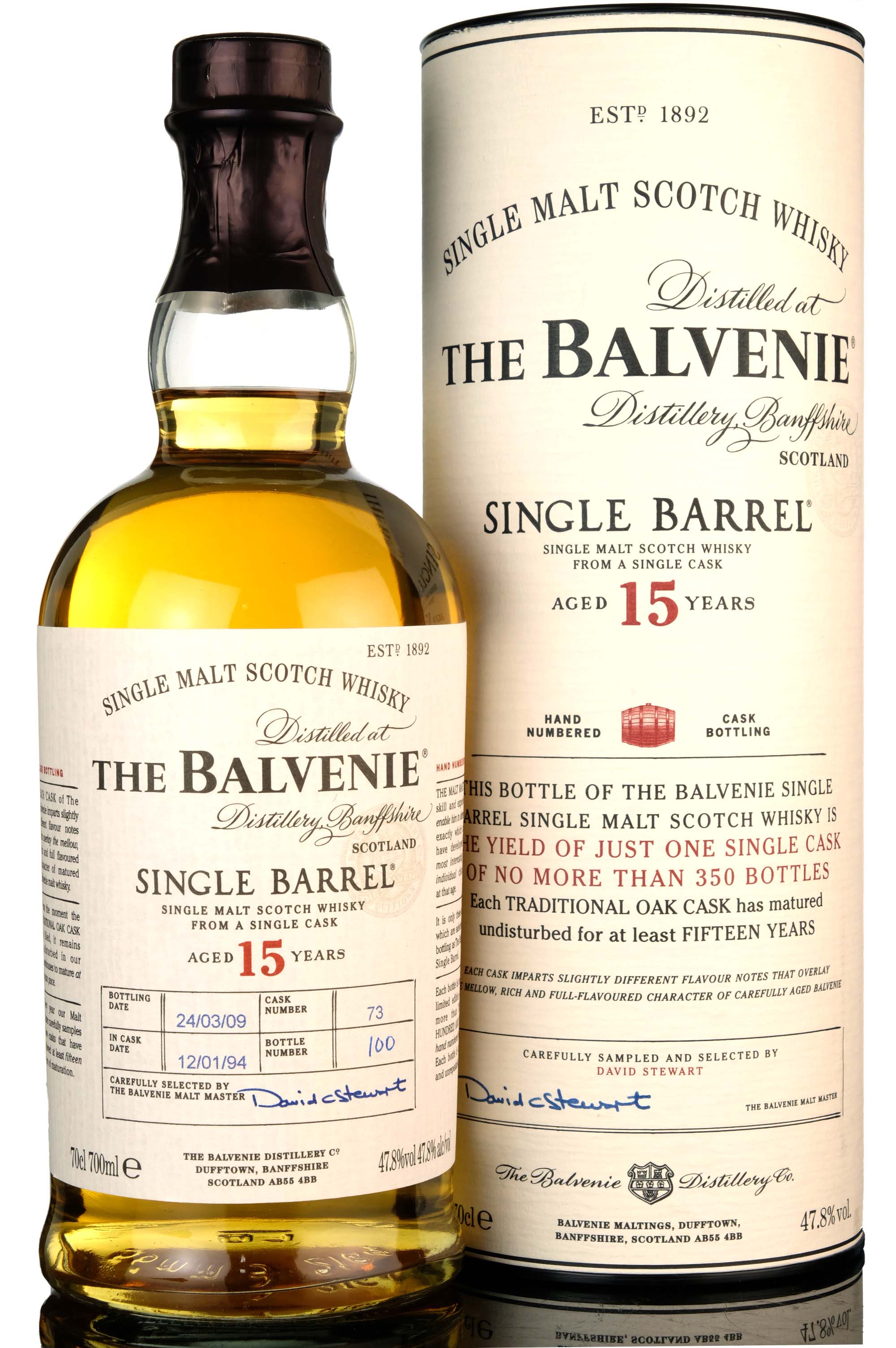 Balvenie 1994-2009 - 15 Year Old - Single Barrel 73