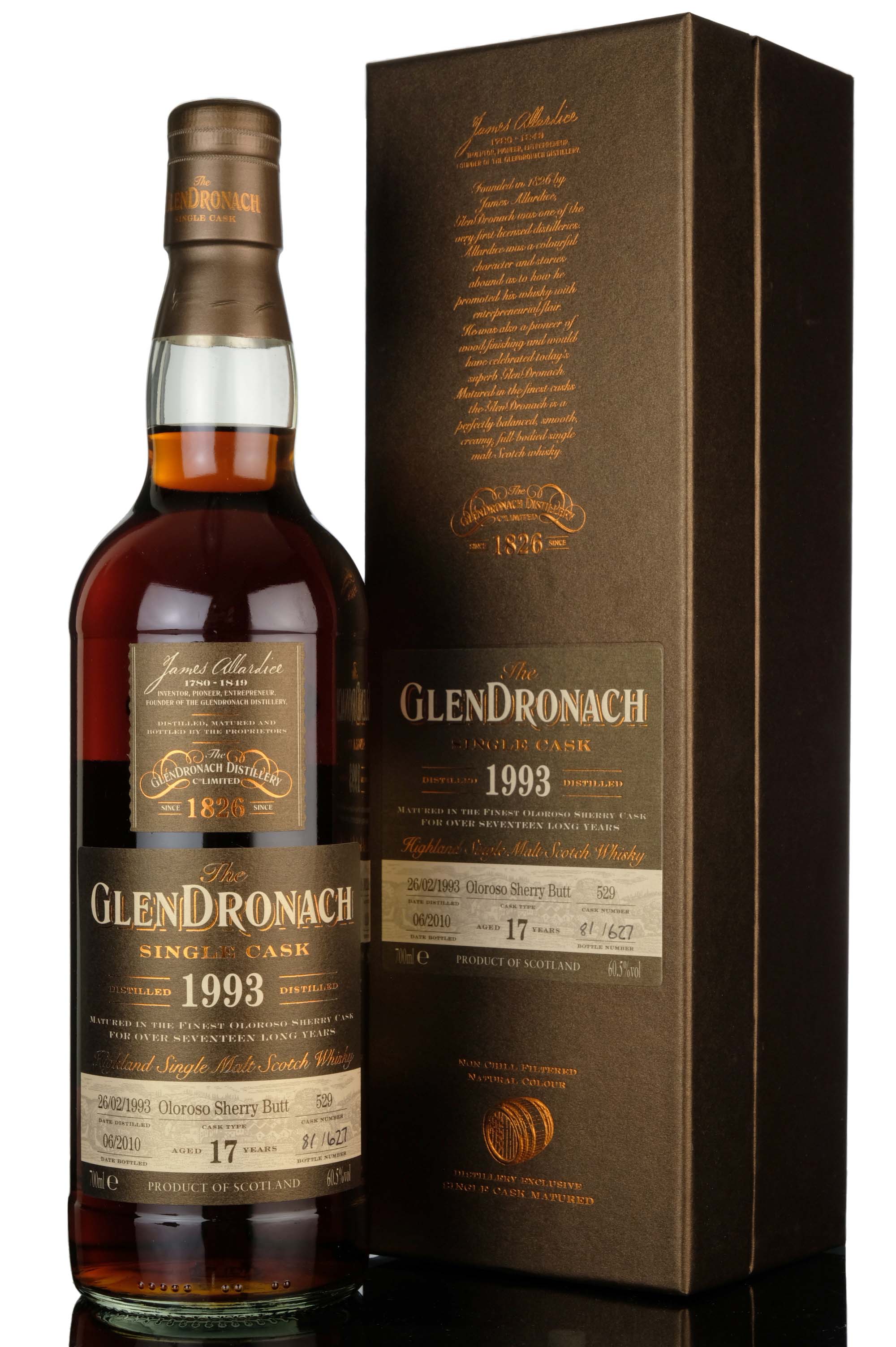 Glendronach 1993-2010 - 17 Year Old - Single Cask 529 - Batch 2