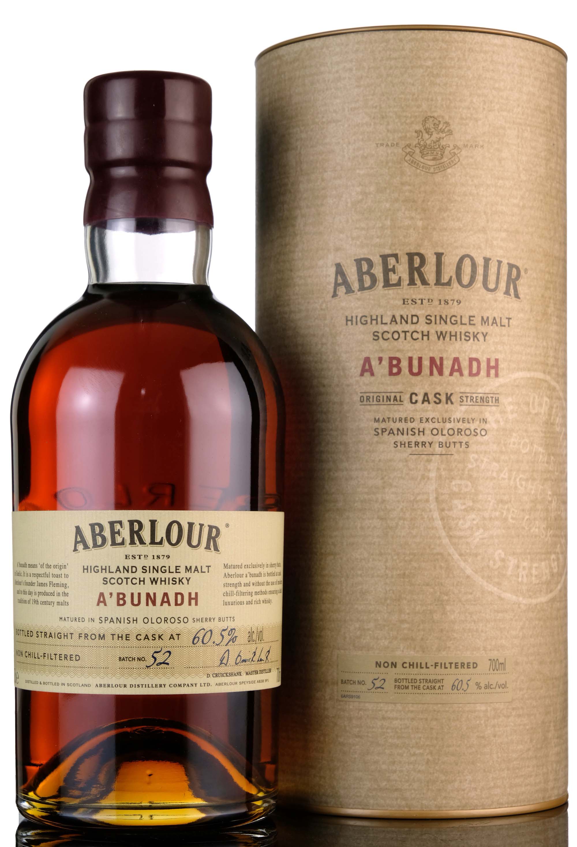 Aberlour A'bunadh - Batch 52 - 2015 Release