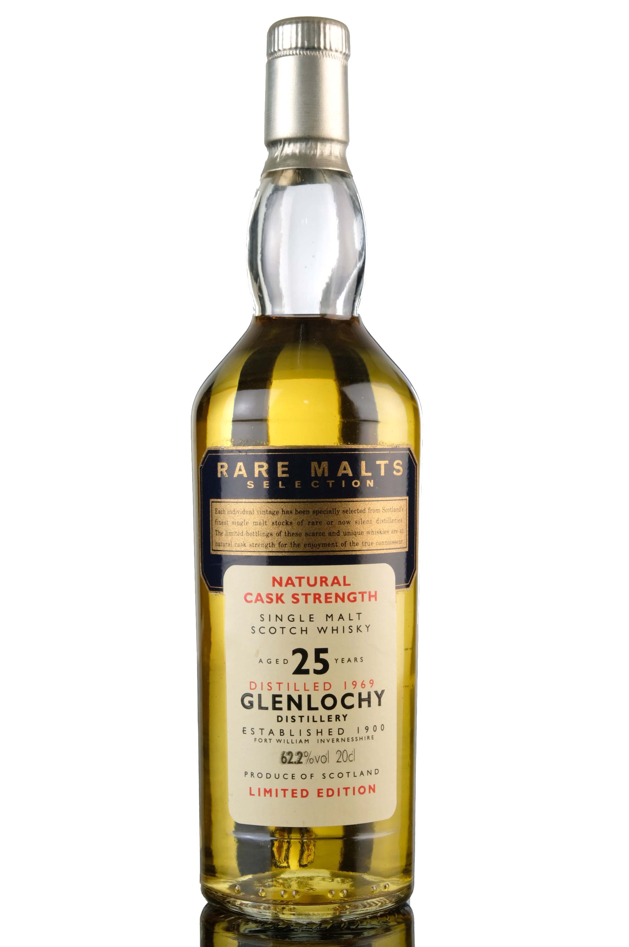Glenlochy 1969 - 25 Year Old - Rare Malts 62.2% - Quarter Bottle