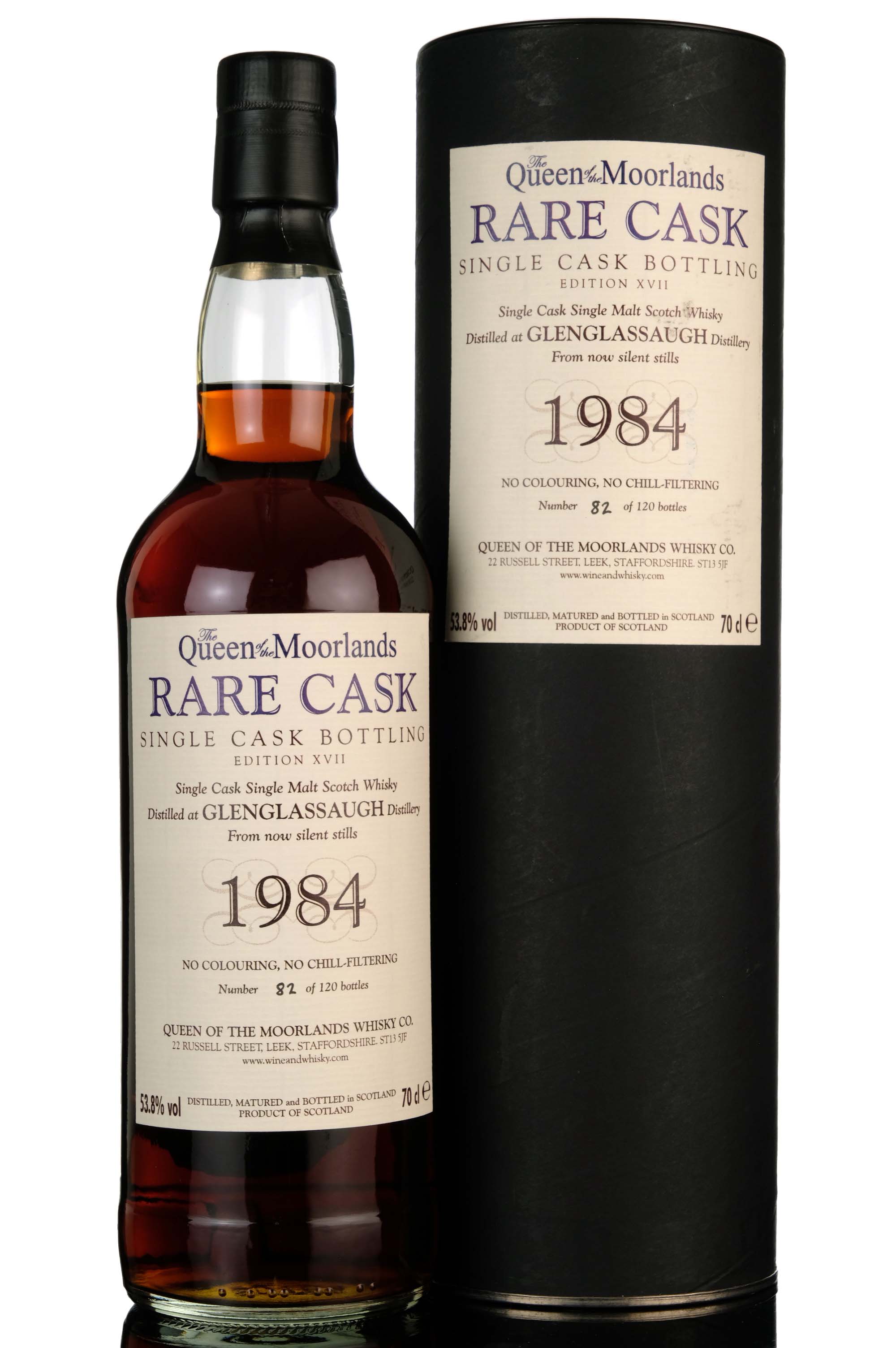 Glenglassaugh 1984 - Queen Of The Moorlands - Rare Cask - Single Cask