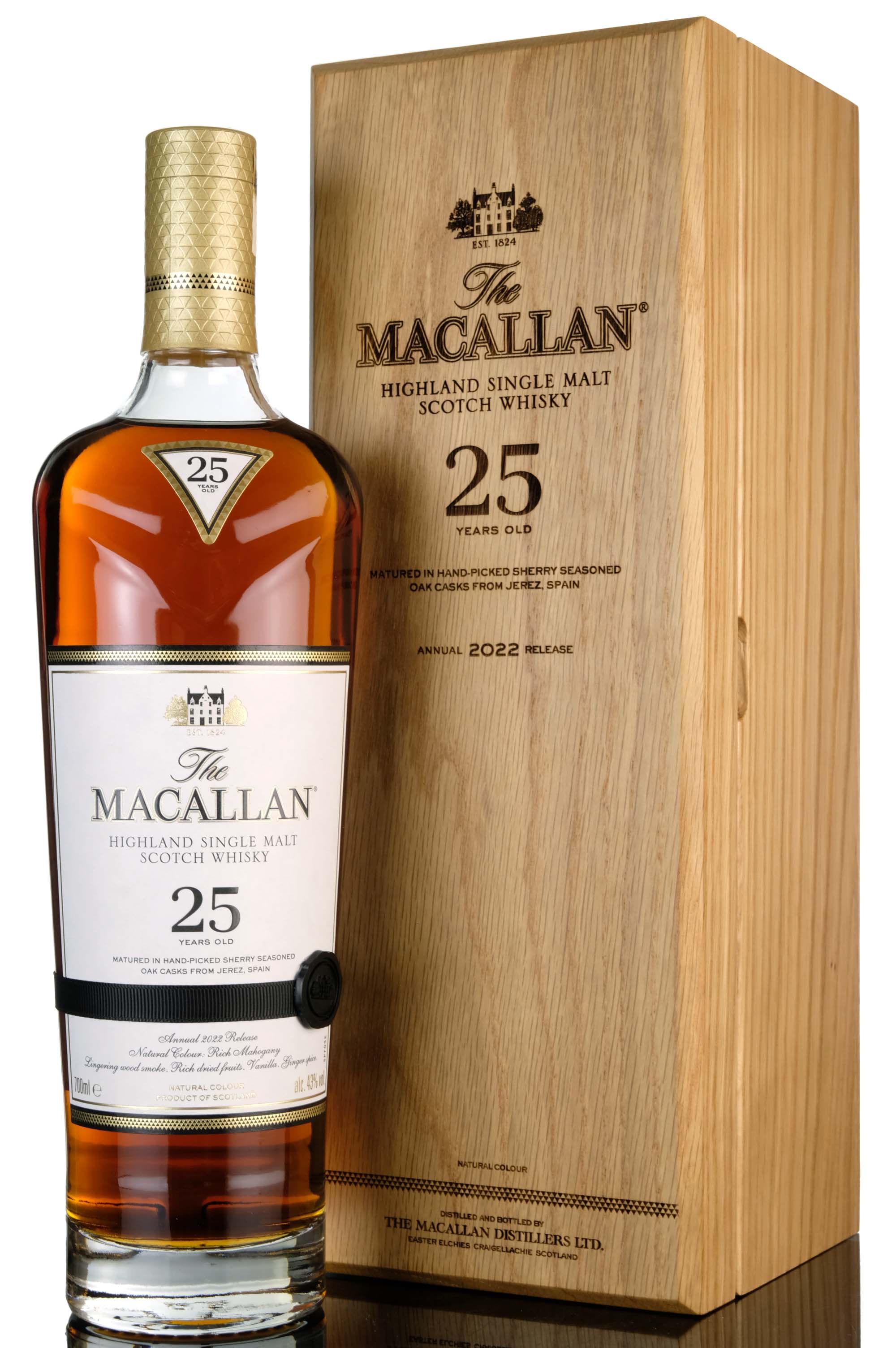 Macallan 25 Year Old - Sherry Cask - 2022 Release