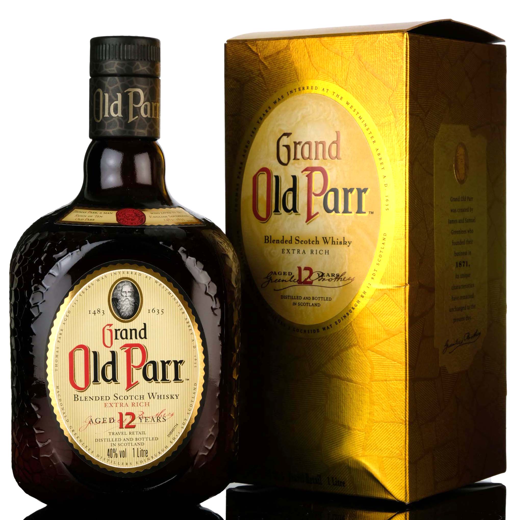 Grand Old Parr 12 Year Old - 1 Litre