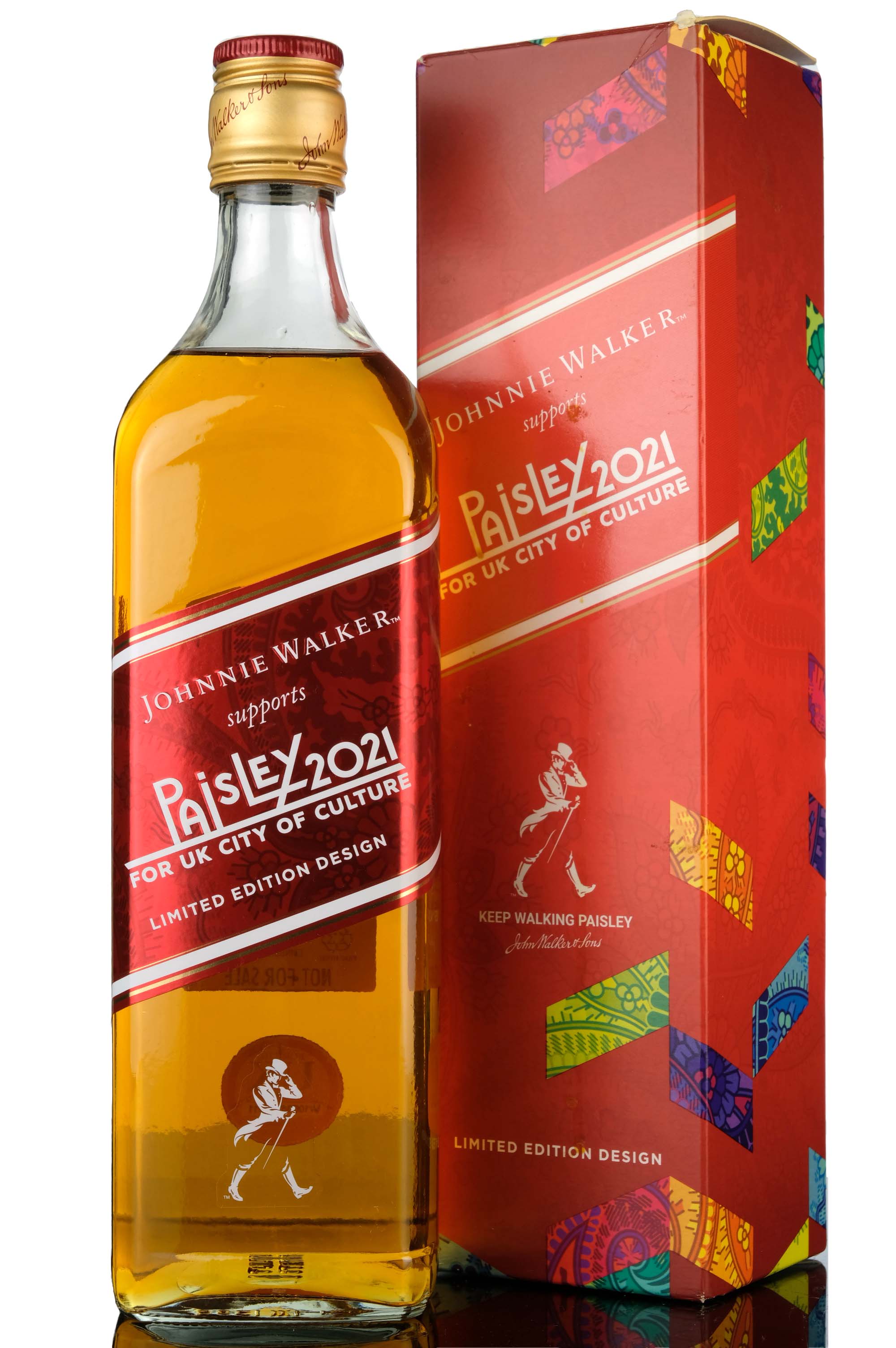 Johnnie Walker Red Label - For UK City Of Culture Paisley 2021 - Limited Edition Design