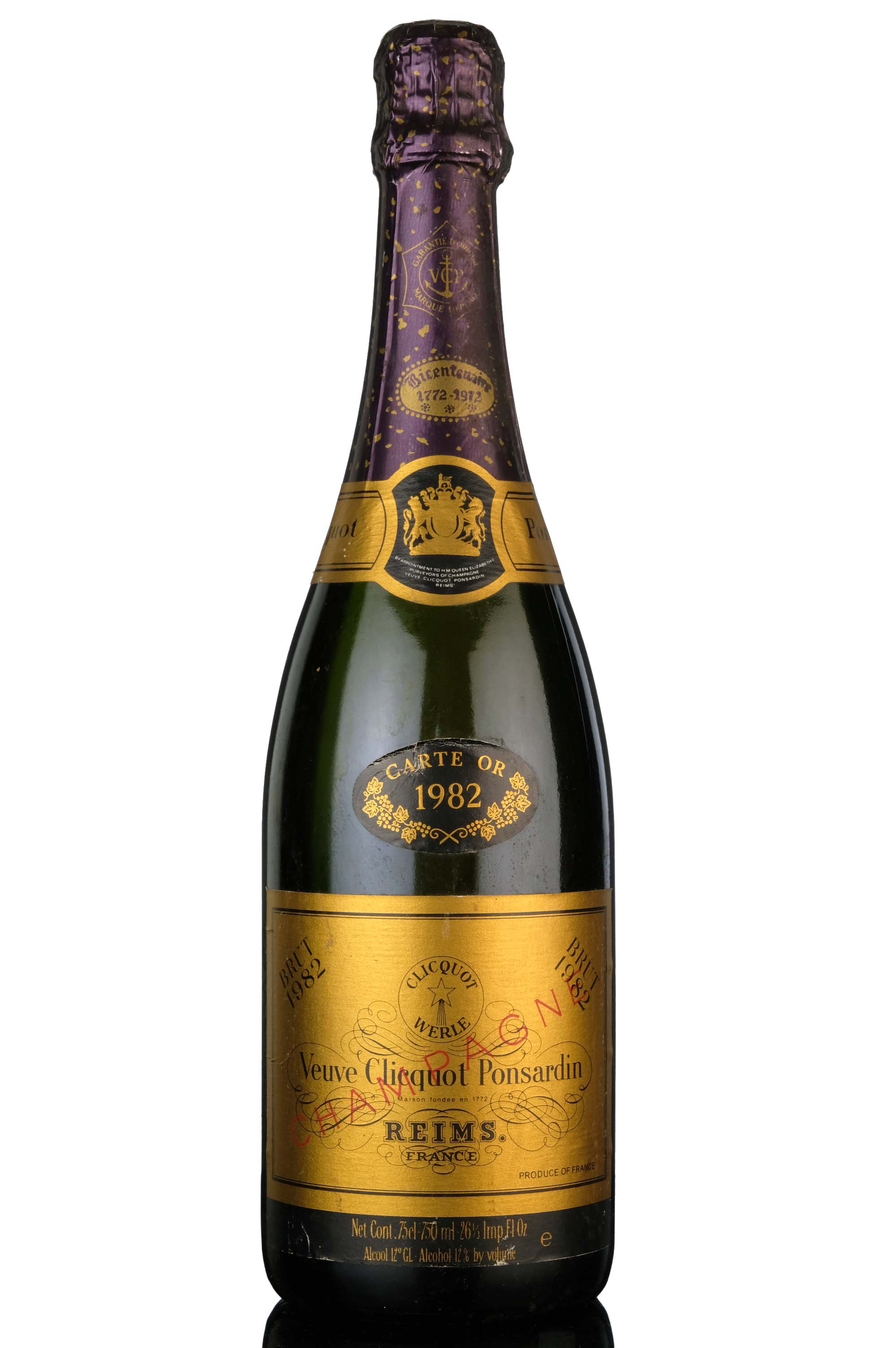Veuve Clicquot Ponsardin 1982 Champagne
