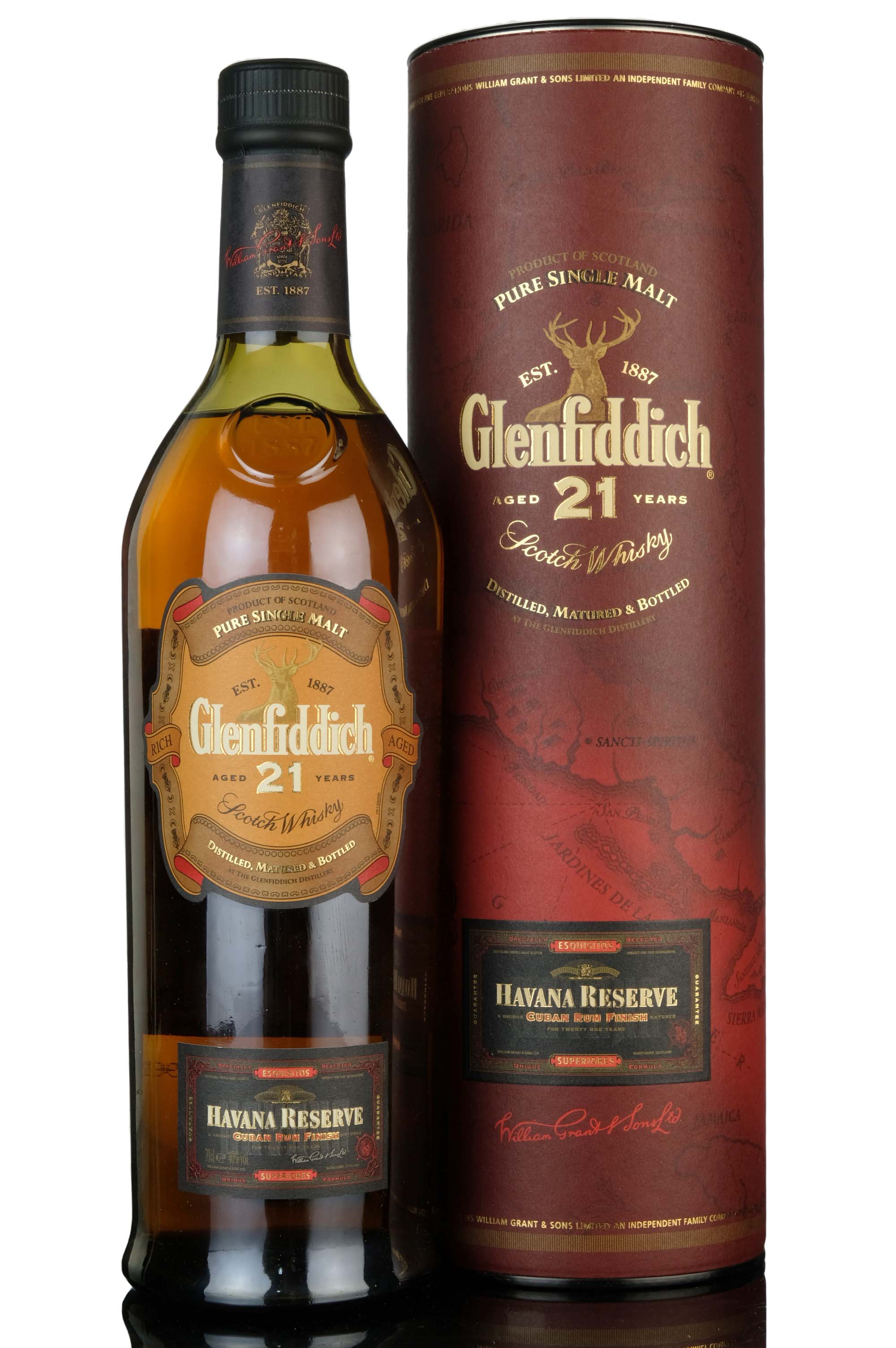 Glenfiddich 21 Year Old - Havana Reserve - Early 2000s