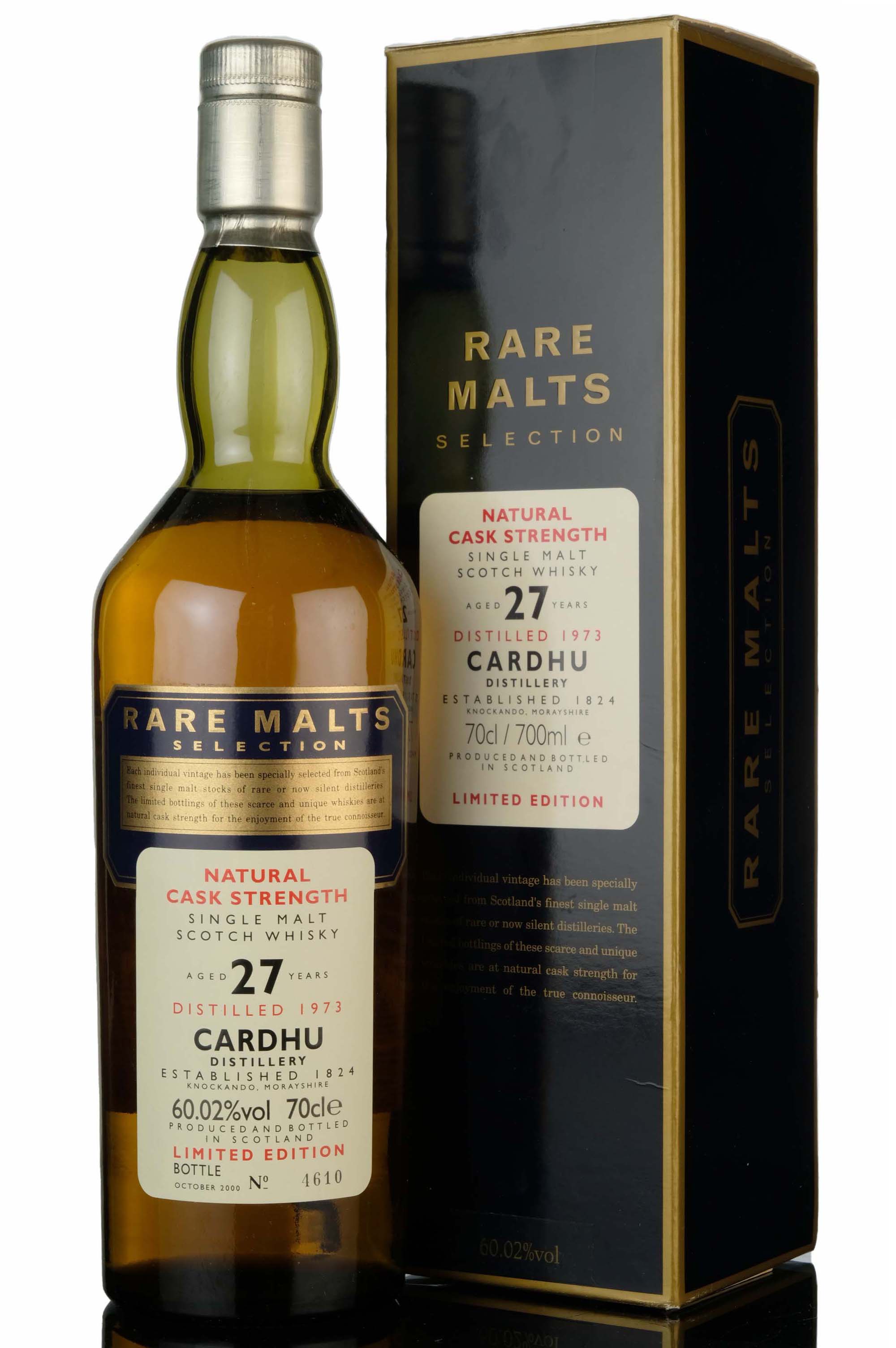 Cardhu 1973-2000 - 27 Year Old - Rare Malts 60.02%