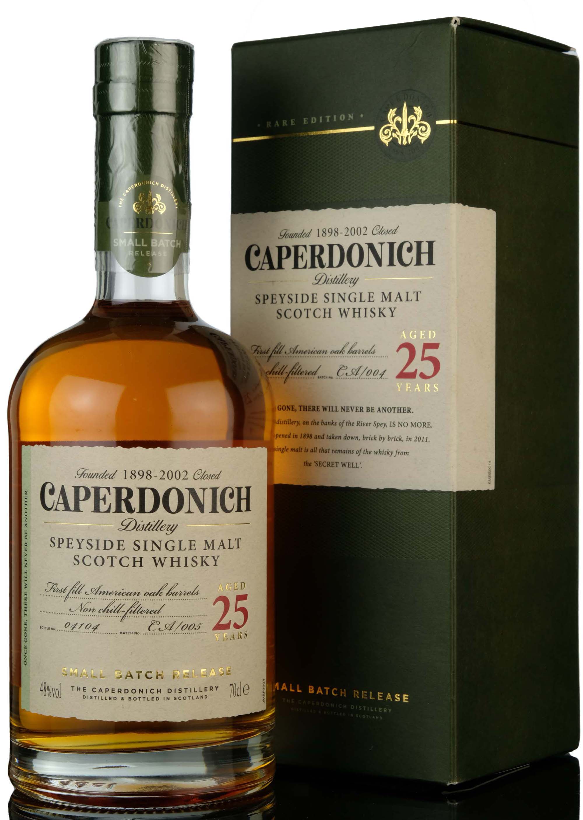 Caperdonich 25 Year Old - Small Batch Release CA/005 - 2022 Release