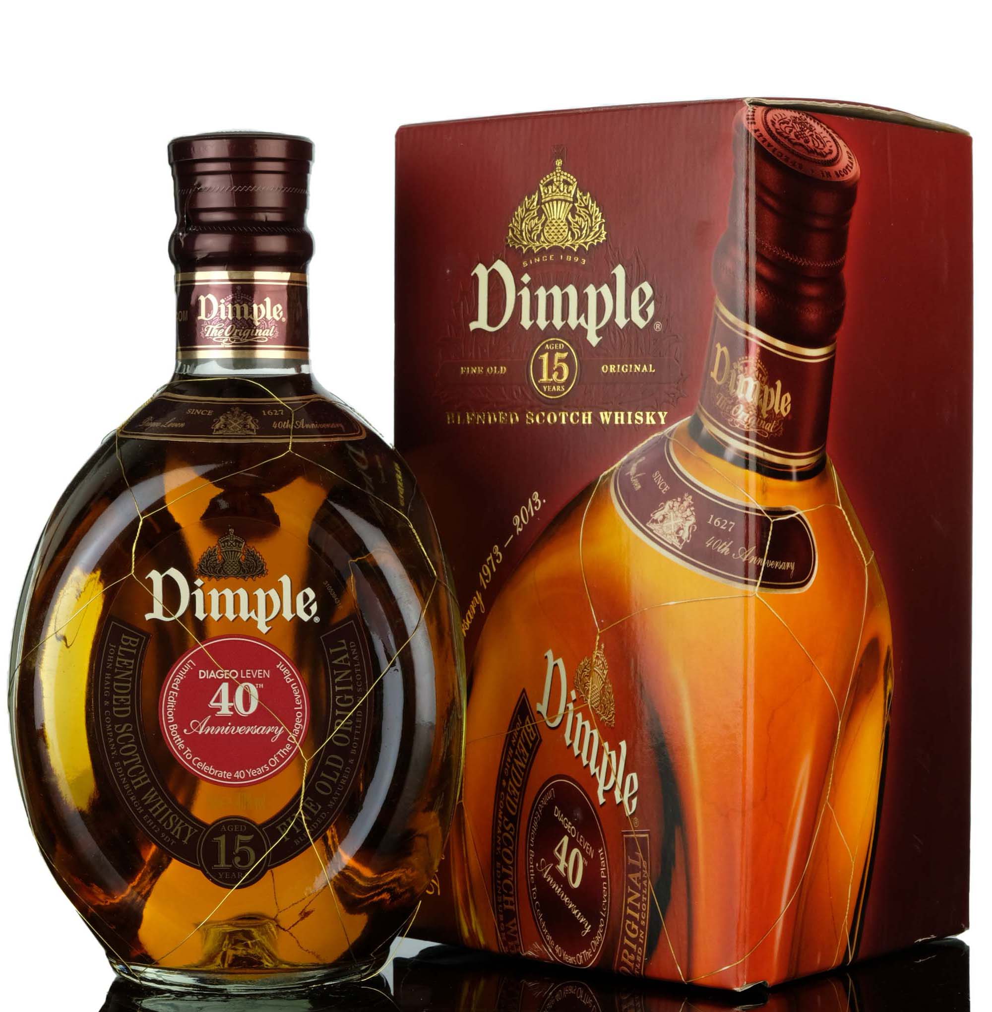 Dimple 15 Year Old - Fine Old Original - Diageo Leven 40th Anniversary 1973-2013