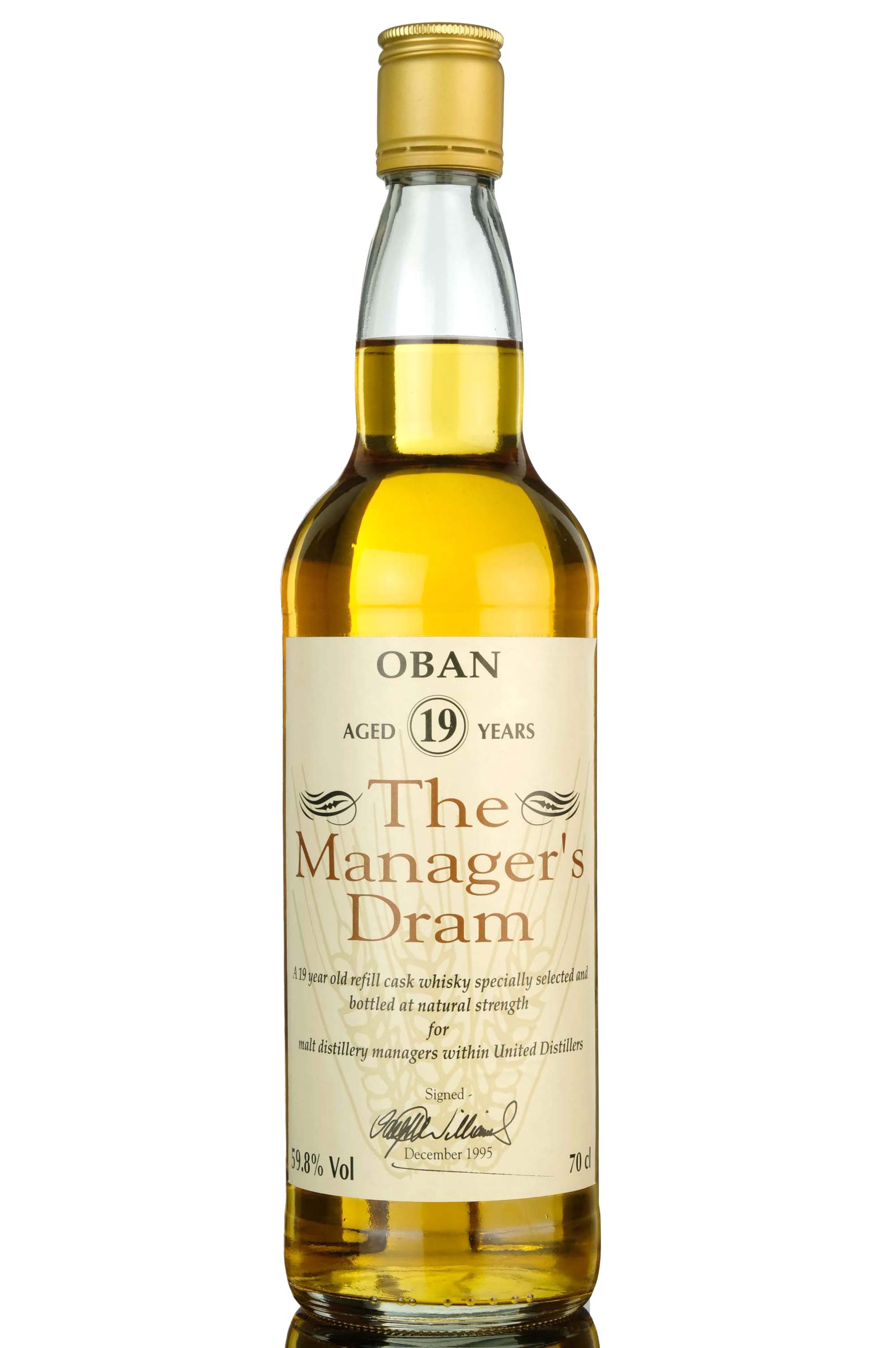 Oban 19 Year Old - Managers Dram 1995