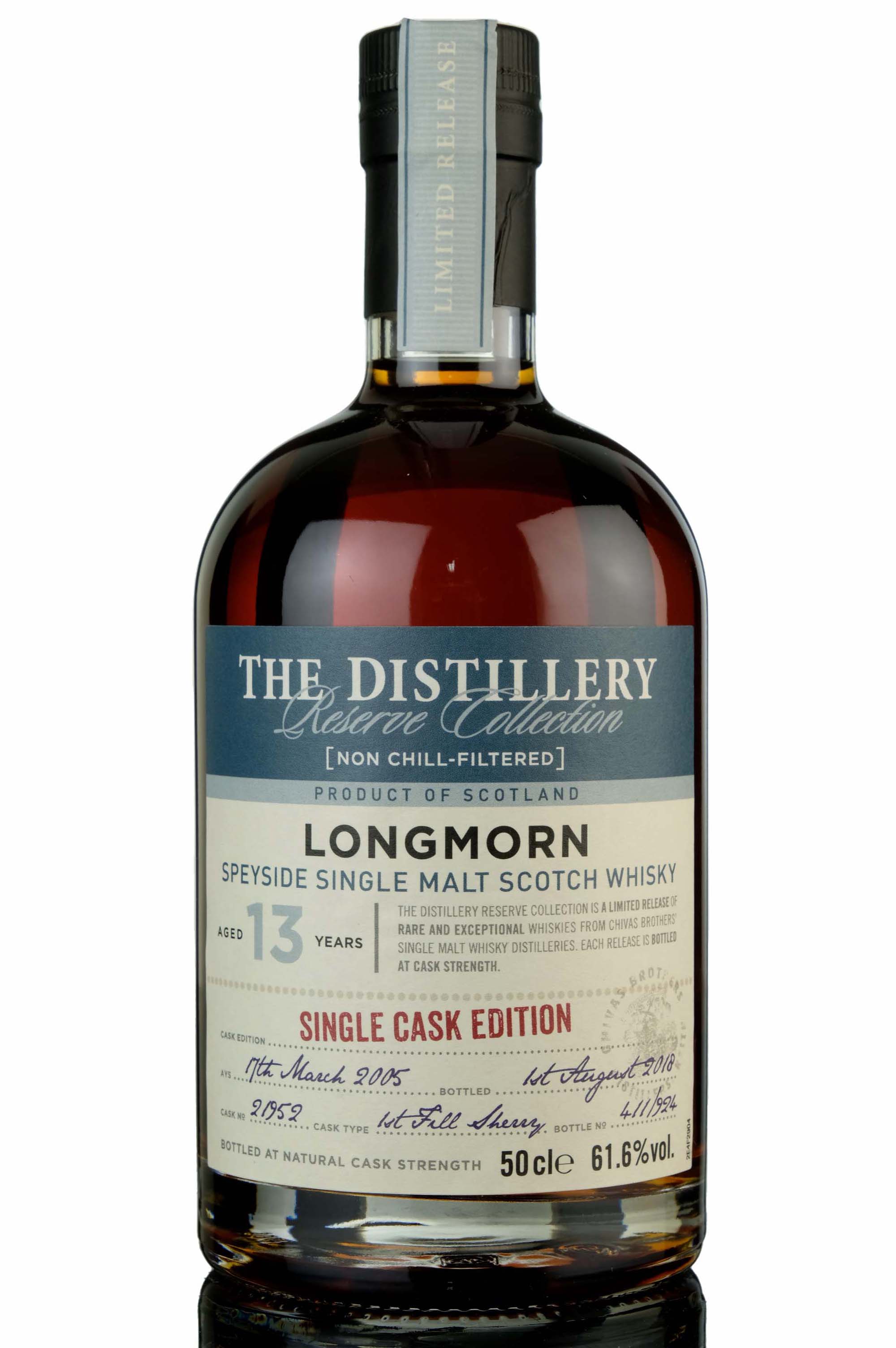 Longmorn 2005-2018 - 13 Year Old - Distillery Reserve Collection - Single Cask 21952