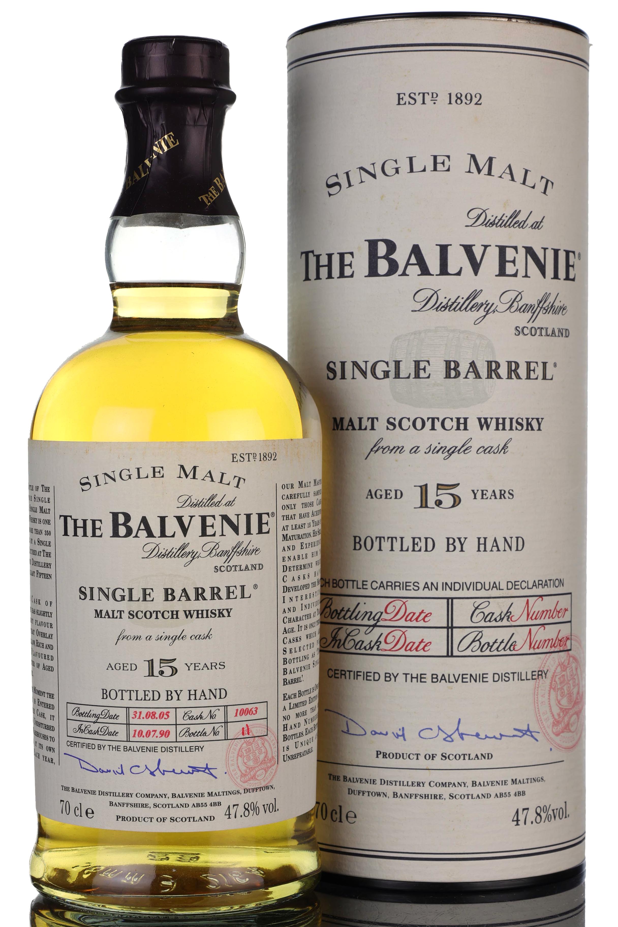Balvenie 1990-2005 - 15 Year Old - Single Barrel 10063