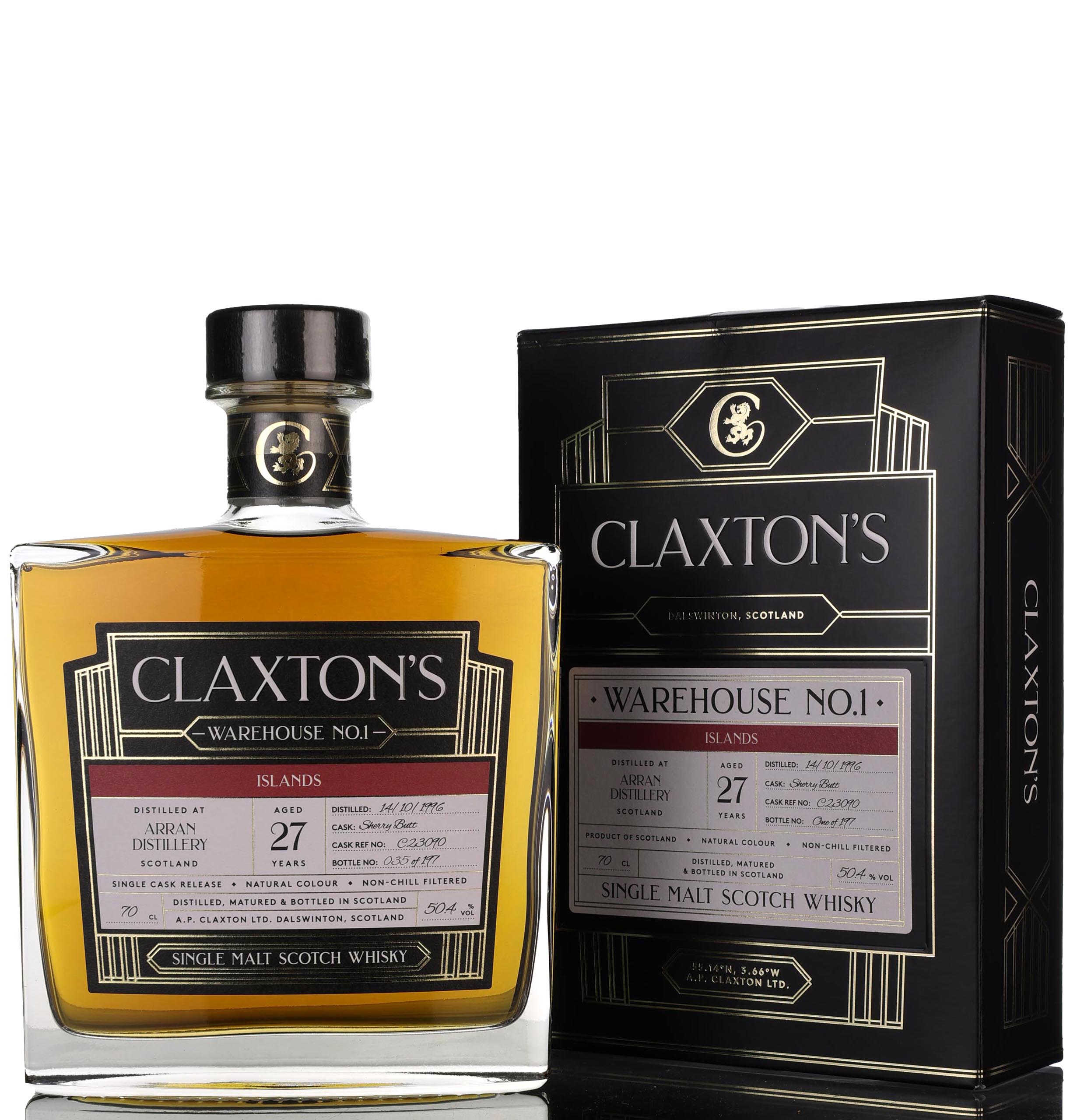 Arran 1996-2023 - 27 Year Old - Claxtons - Warehouse No.1 - Single Cask C23090