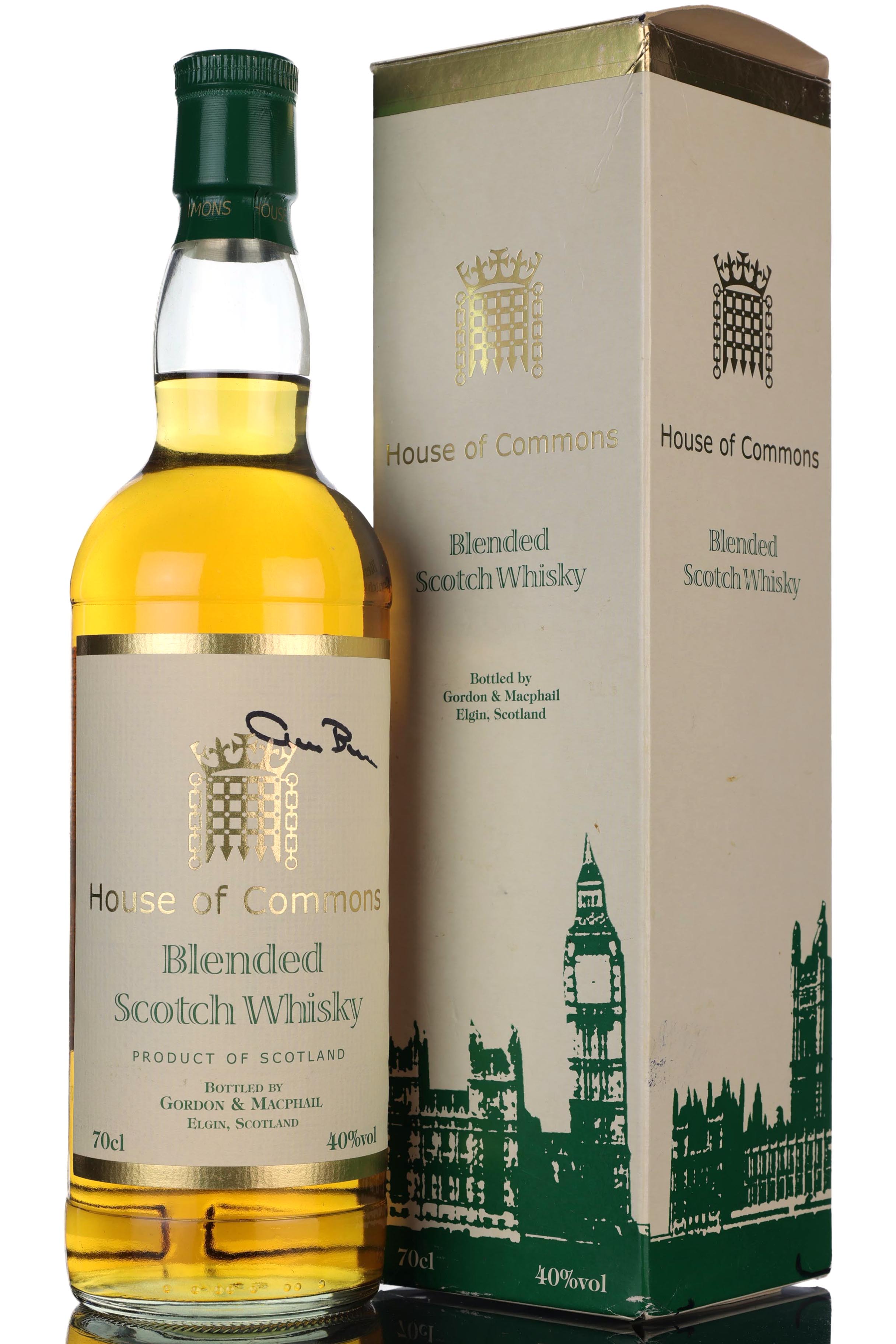 House Of Commons - Gordon & MacPhail - Signed By Gordon Brown