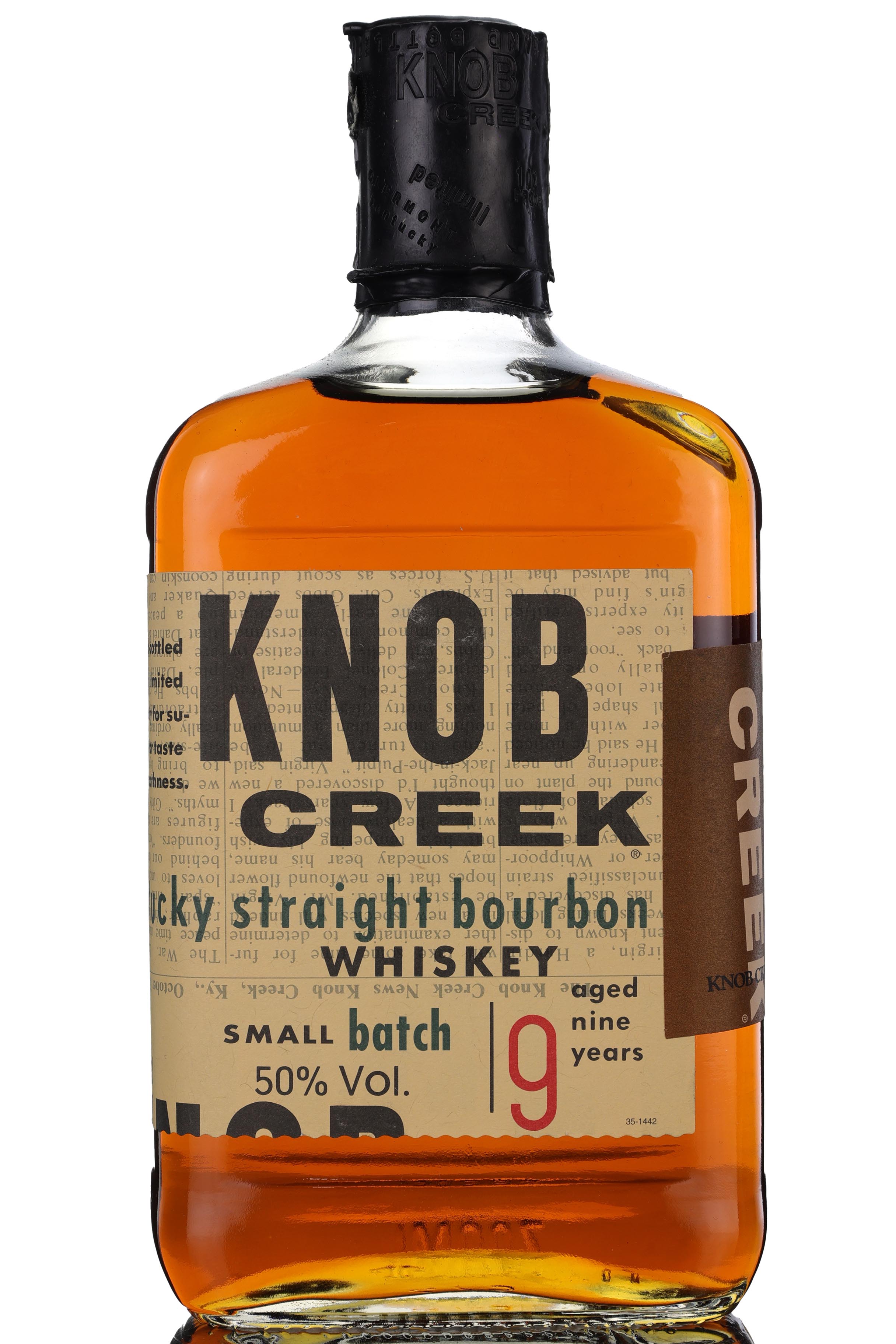 Knob Creek 9 Year Old - Small Batch Bourbon - 100 Proof