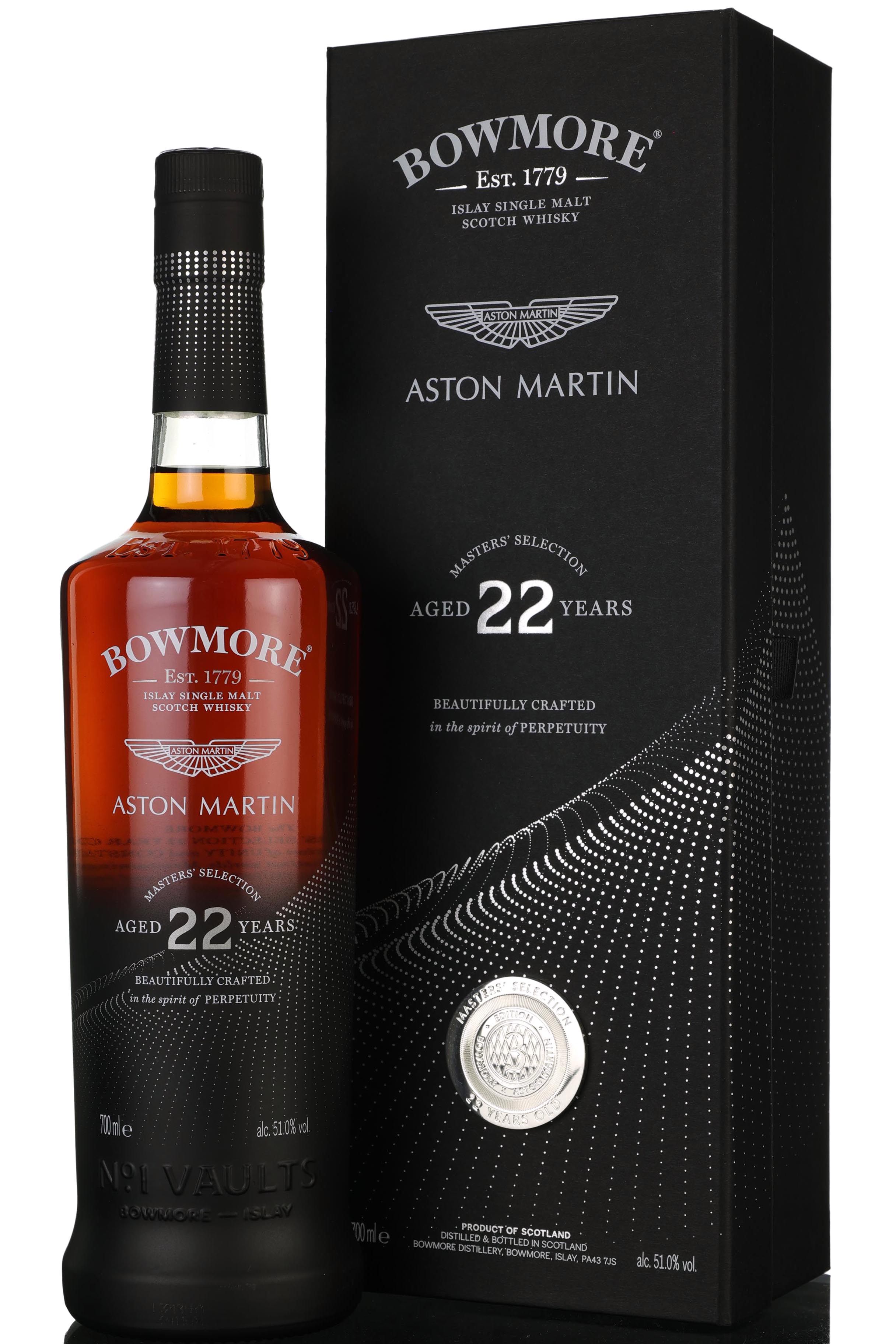 Bowmore 22 Year Old -  Aston Martin - Masters Selection Edition 3 - 2023 Release - Signed 