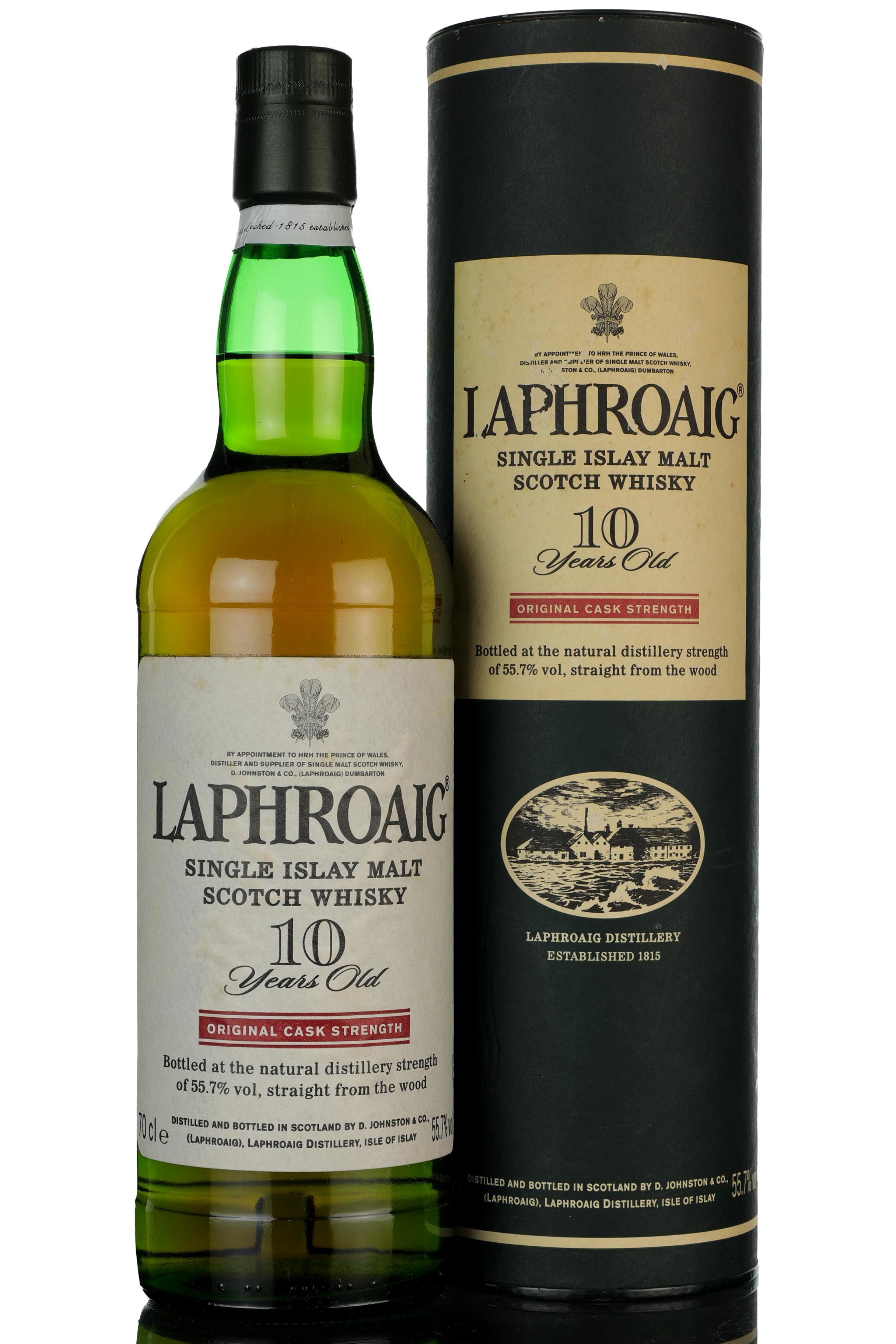 Laphroaig 10 Year Old - Original Cask Strength 55.7% - Mid 2000s