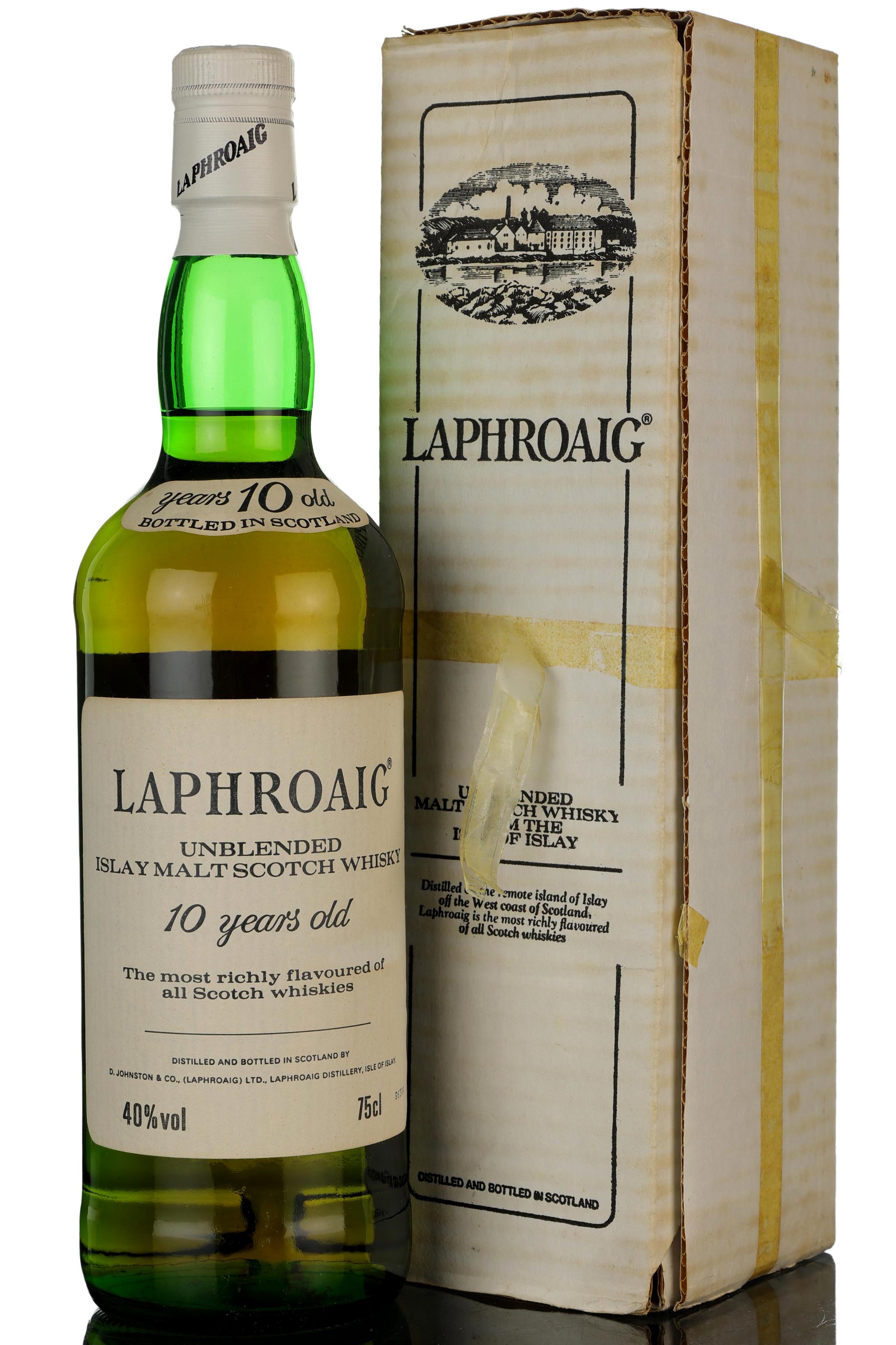 Laphroaig 10 Year Old - Unblended - 1986 Release