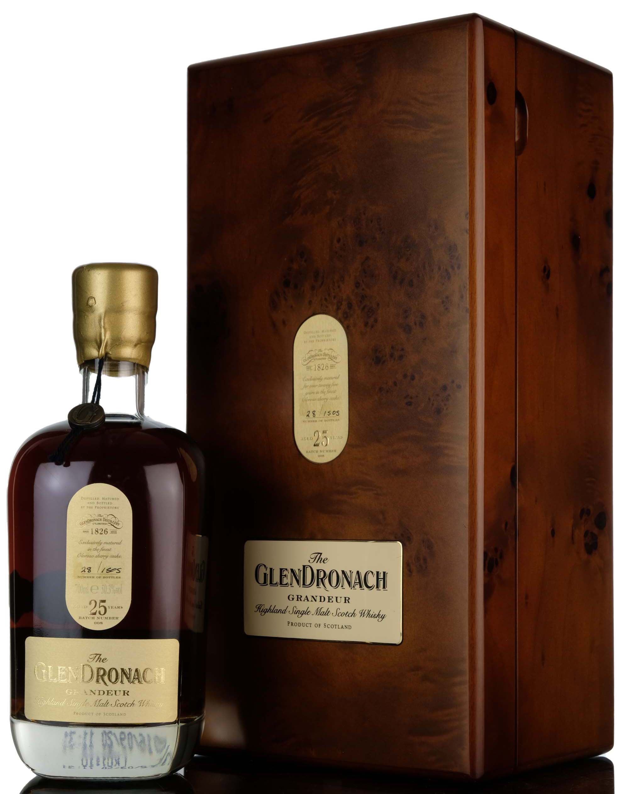 Glendronach 25 Year Old - Grandeur Batch 8 - 2016 Release