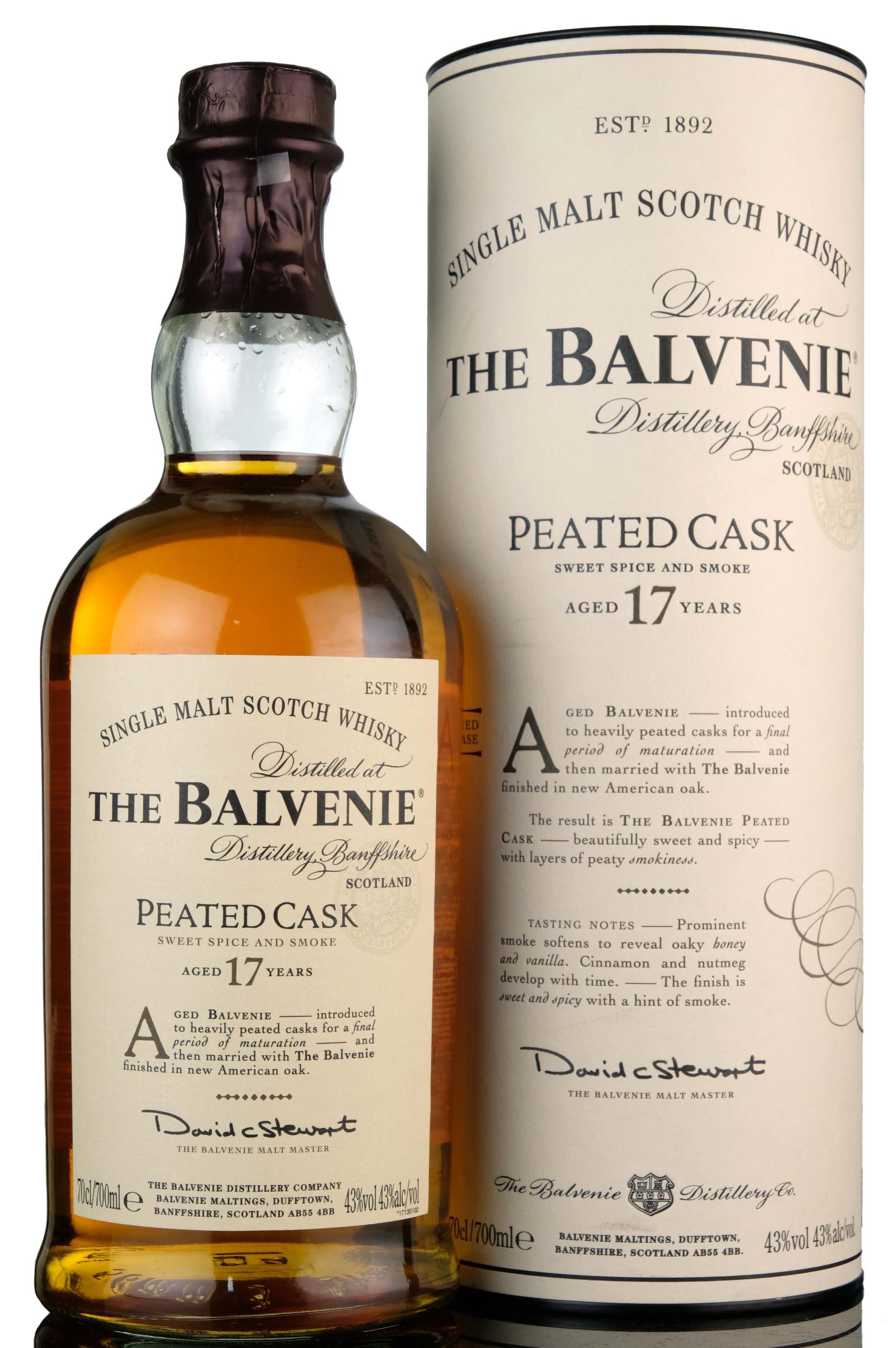 Balvenie 17 Year Old - Peated Cask