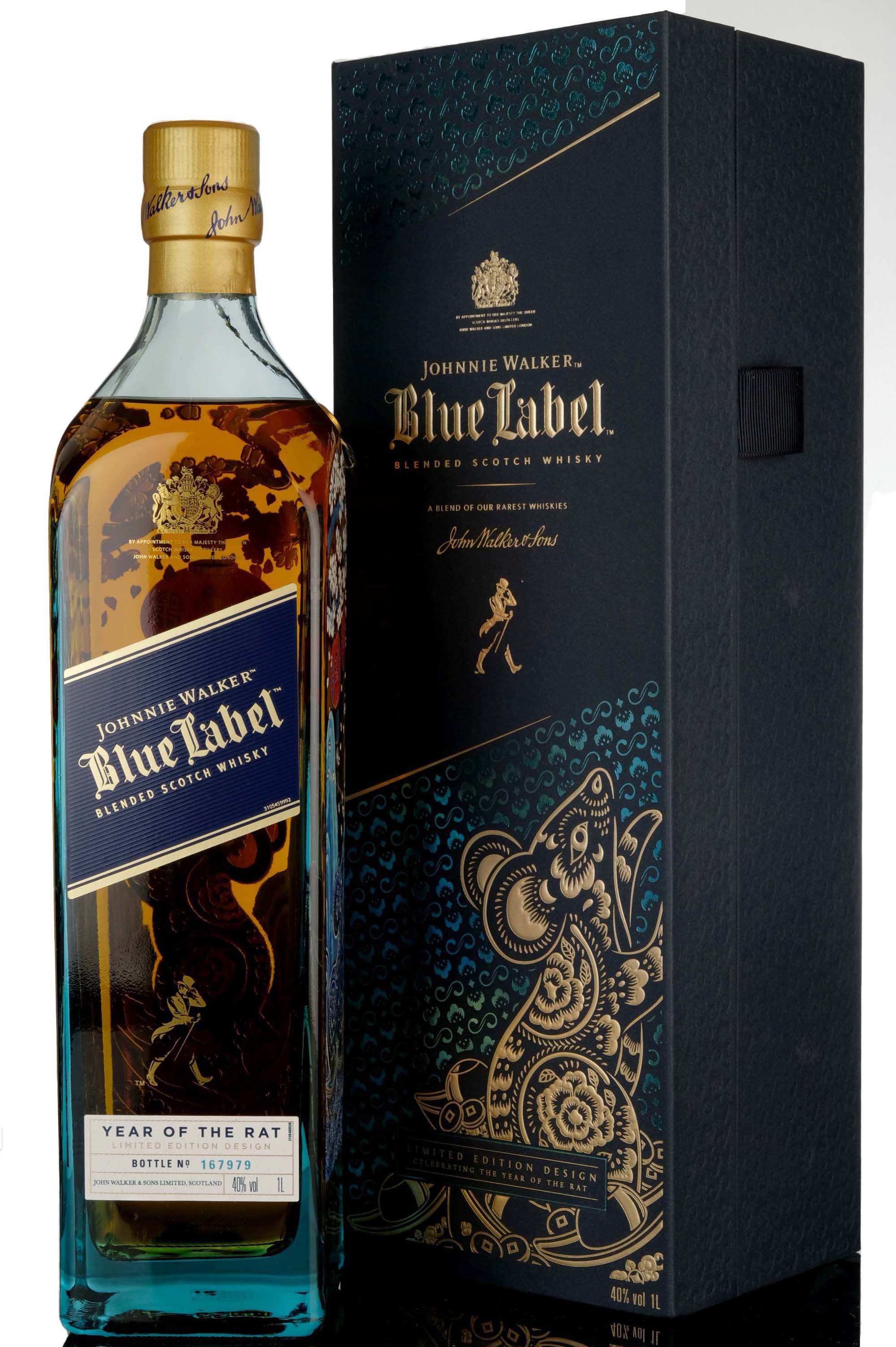 Johnnie Walker Blue Label - Chinese New Year - The Year Of The Rat - 2019 Release - 1 Litr