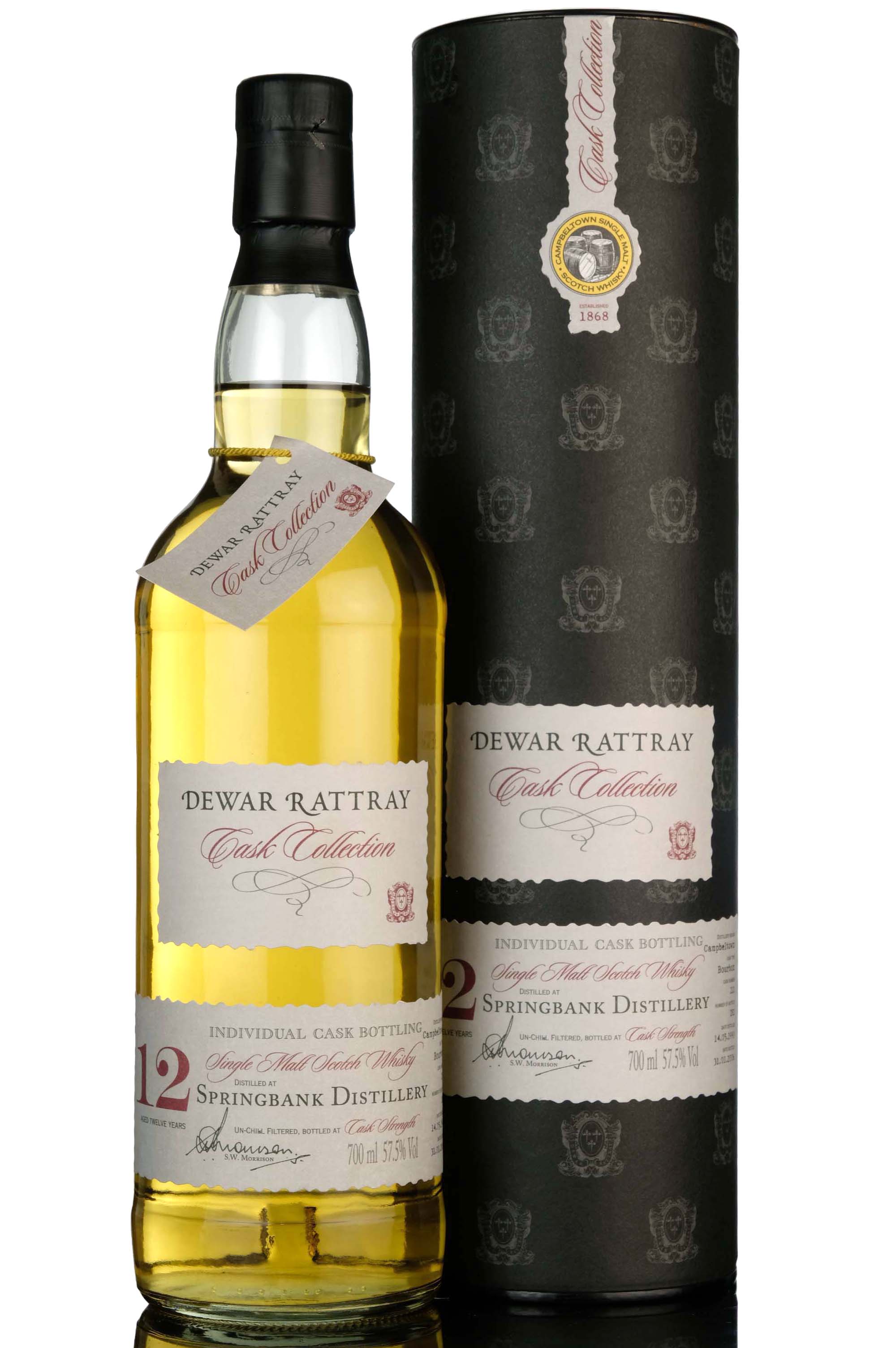 Springbank 1993-2006 - 12 Year Old - Dewar Rattray Cask Collection - Single Cask 212