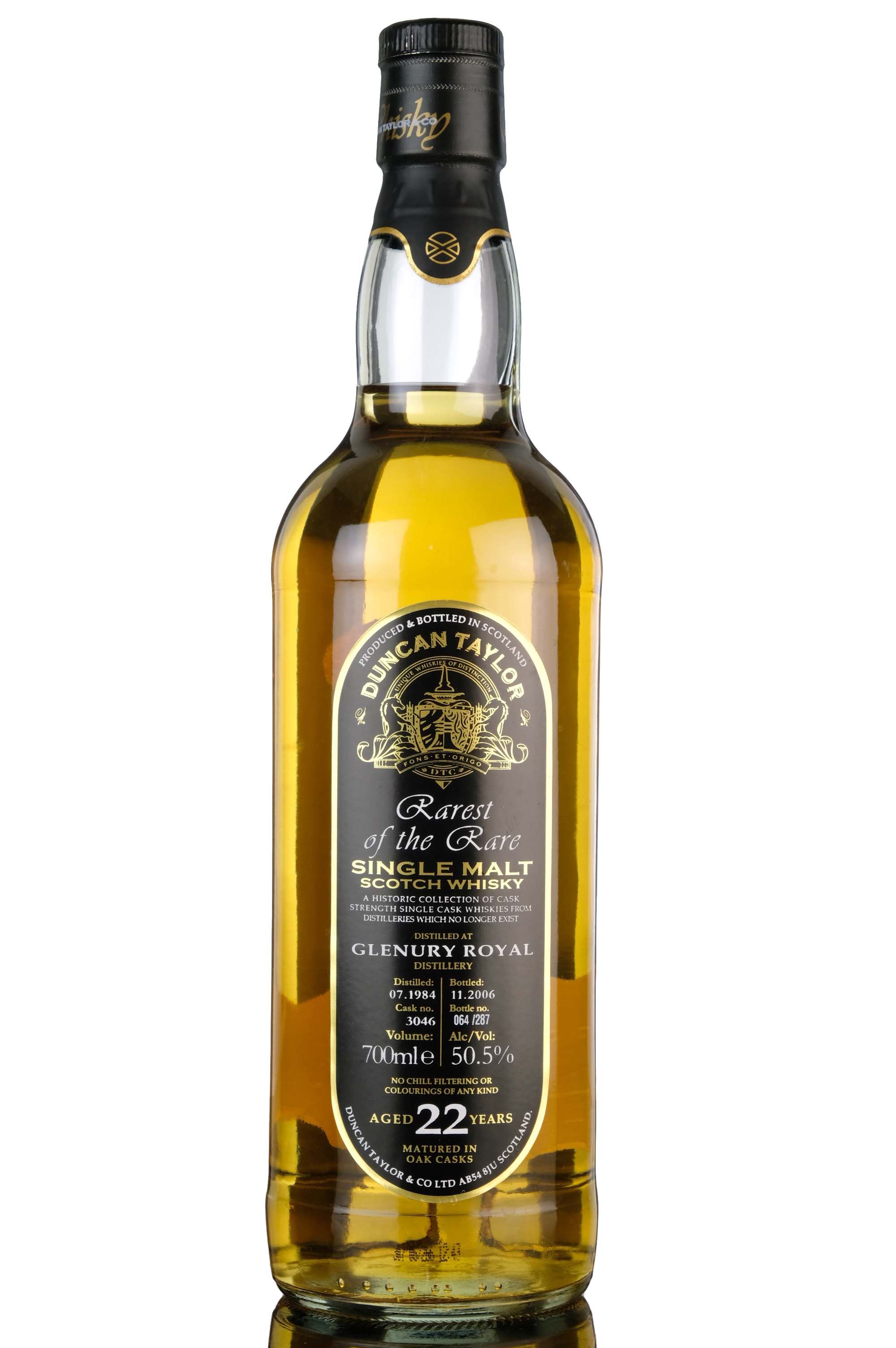 Glenury Royal 1984-2006 - 22 Year Old - Duncan Taylor - Rarest Of The Rare - Single Cask 3